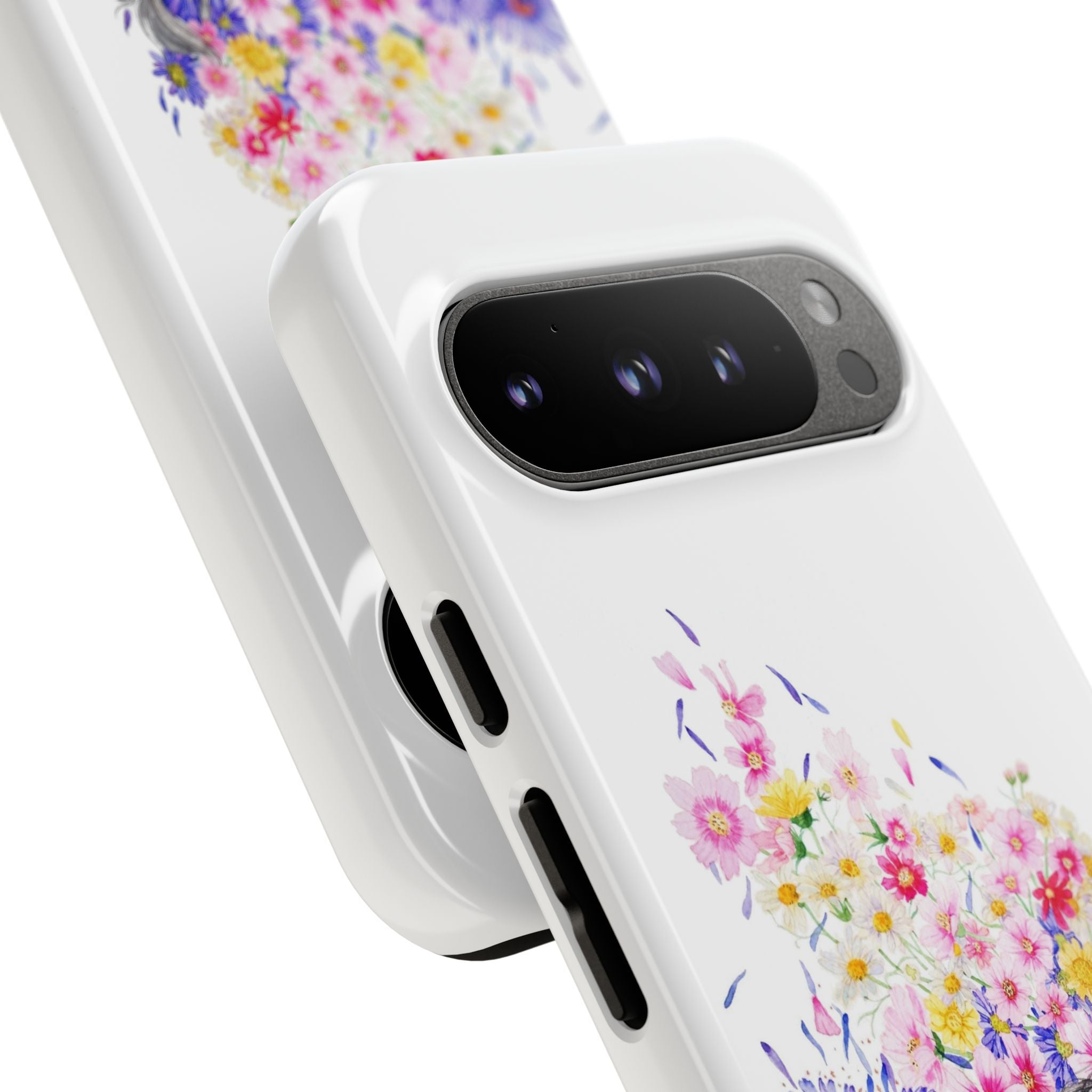 Floral Phone Case | Tough Cases | Cute Floral Design, Gift for Her, Spring Accessory, Mother's Day Gift, Stylish Protection