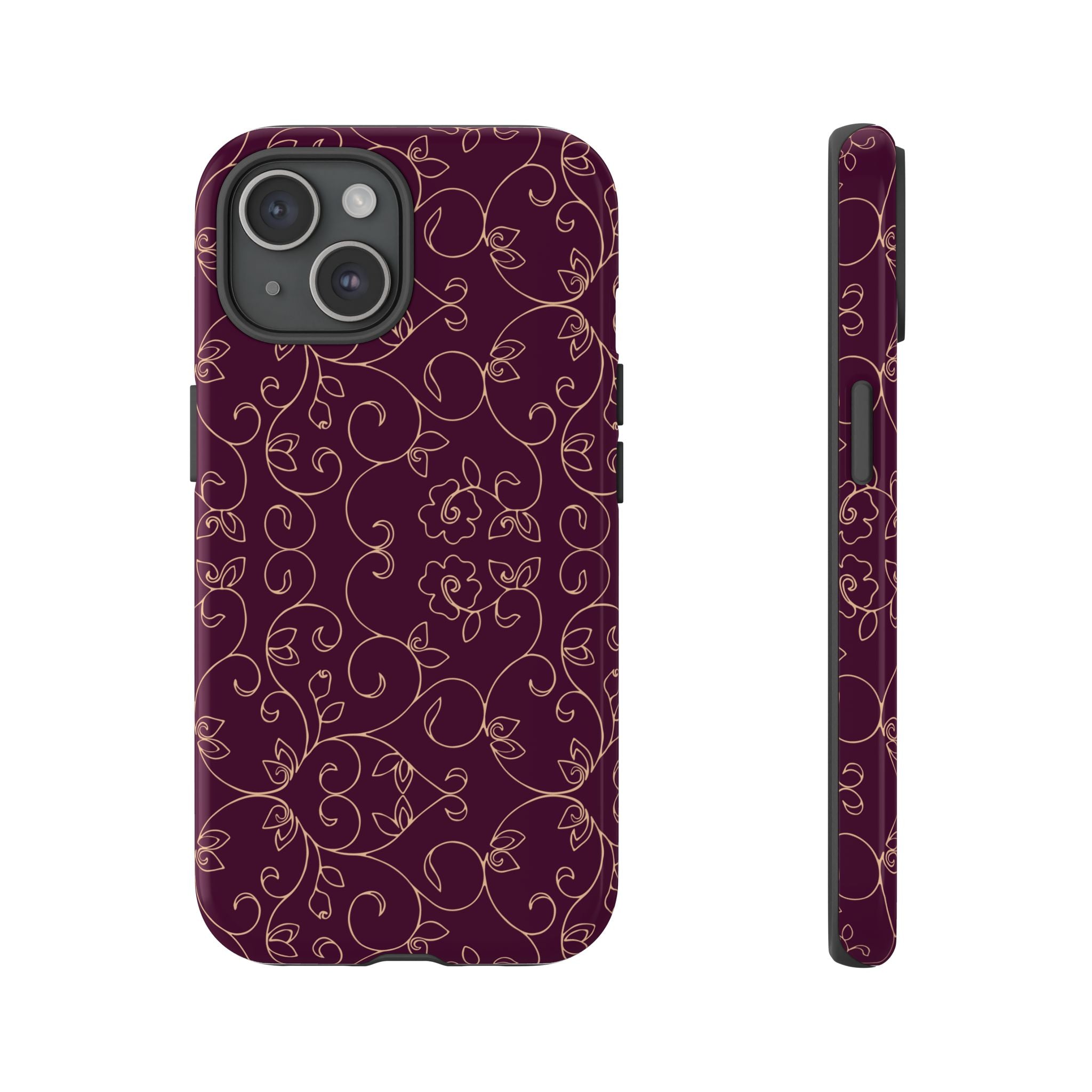 Elegant Floral Phone Case | Durable Mobile Cover, Gift for Her, Floral Design, Stylish Accessory, Phone Protection