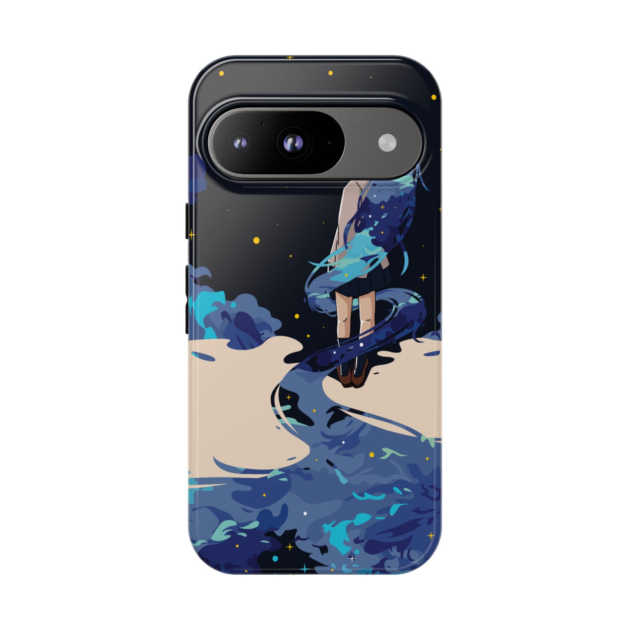 Galaxy-Inspired Phone Case, Celestial Design, Tough Phone Cover, Gift for Space Lovers, Artsy Accessories, Unique Merchandise