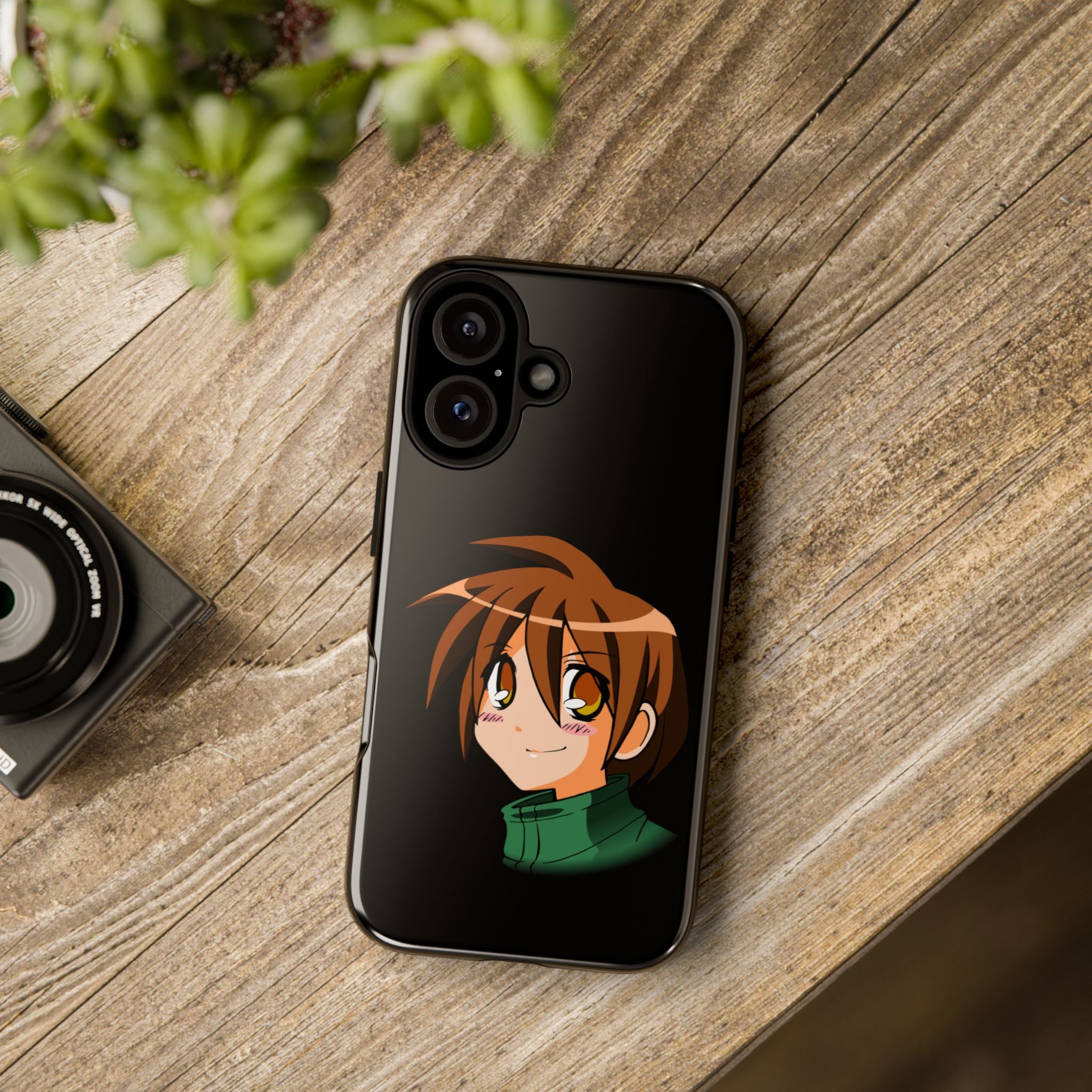 Anime Character Phone Case, Cute Phone Cover, Tough Cases for Teens, Customizable Gift, Geeky Accessories