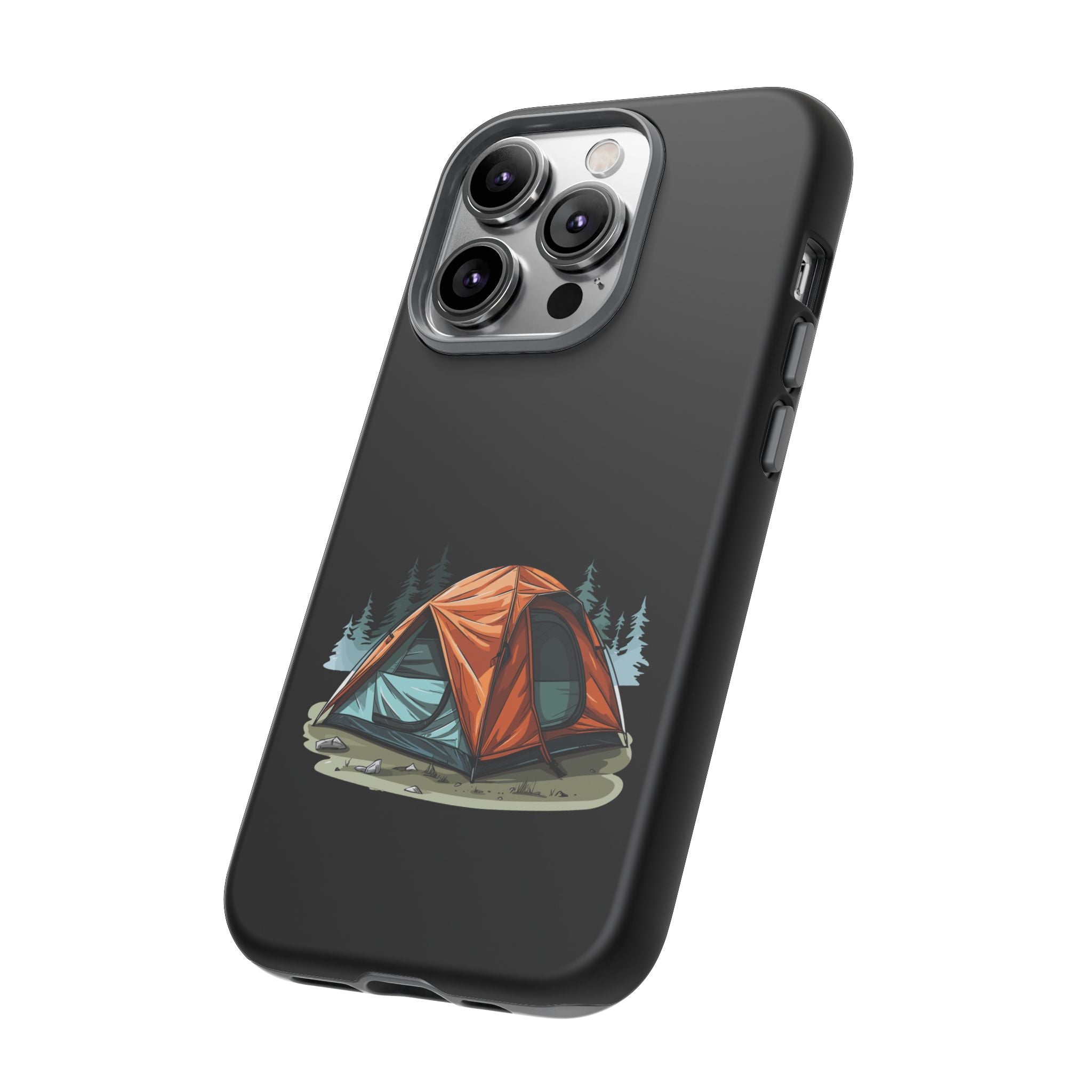 Camping Phone Case, Outdoor Adventure, Nature Lover Gift, Tough Cases, Hiking Accessory, Travel Gear, Camping Vibes