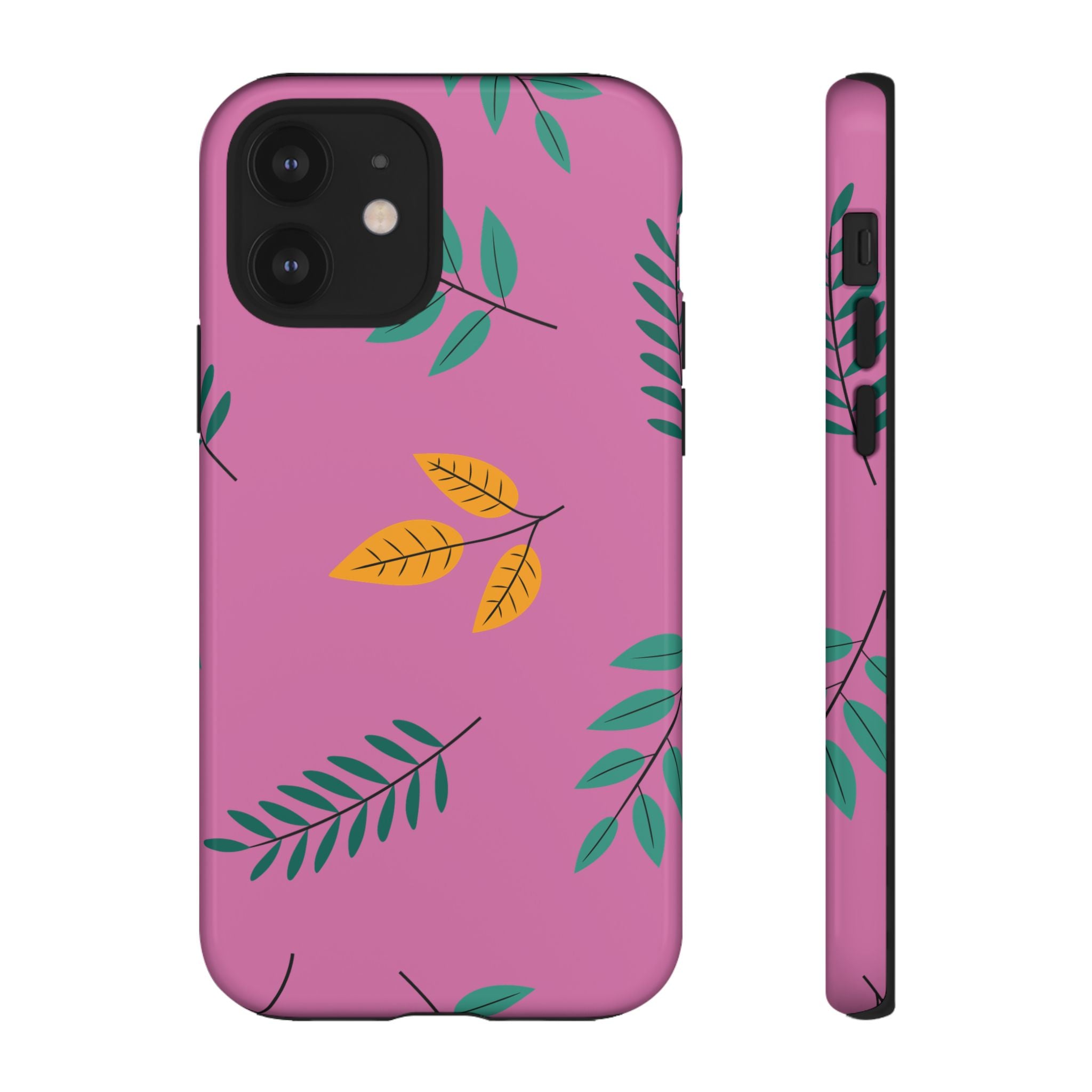 Feminine Floral Phone Case, Tough Cases for iPhone, Nature-Themed Tech Accessory, Cute Gift for Her, Botanical Design, Spring Decor