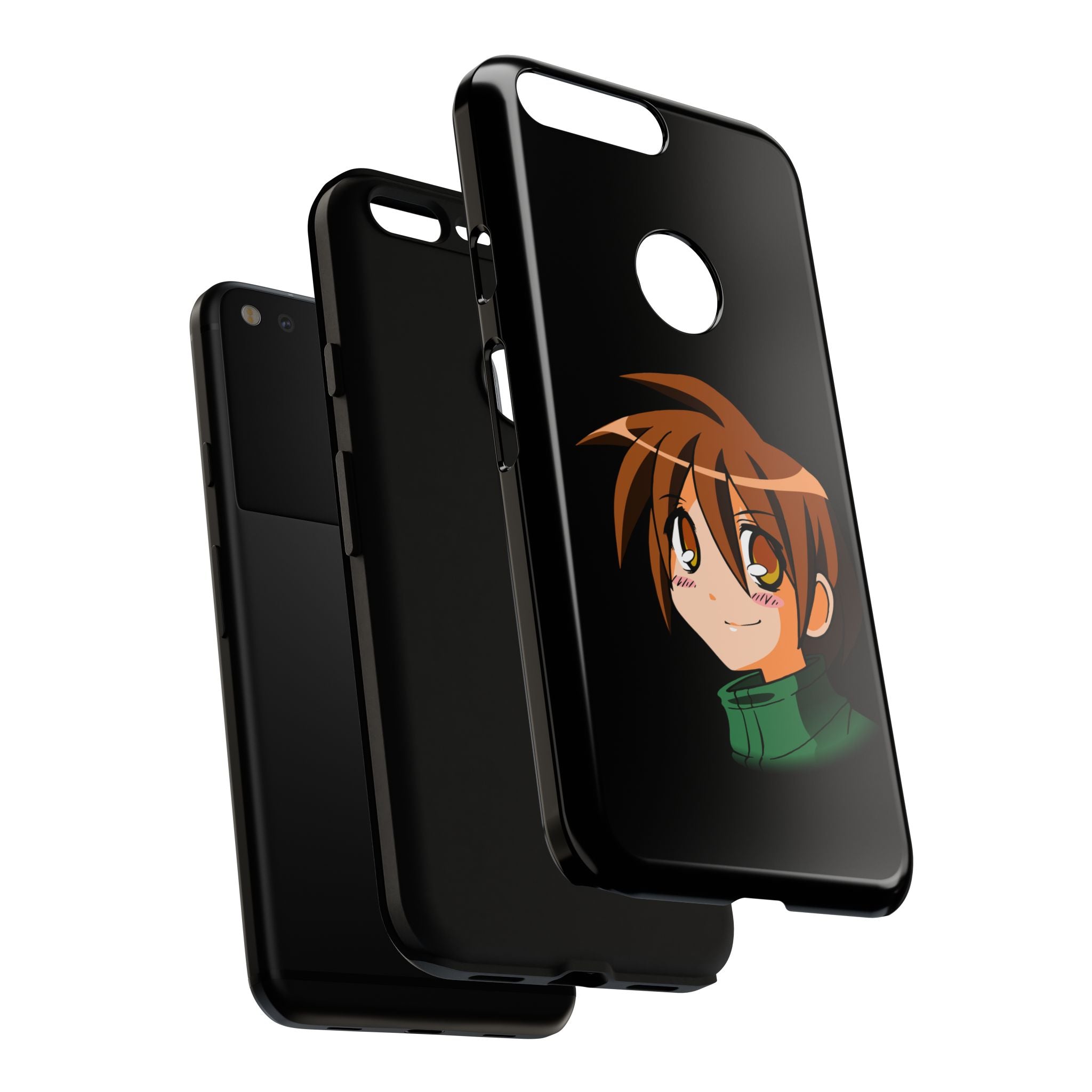 Anime Character Phone Case, Cute Phone Cover, Tough Cases for Teens, Customizable Gift, Geeky Accessories