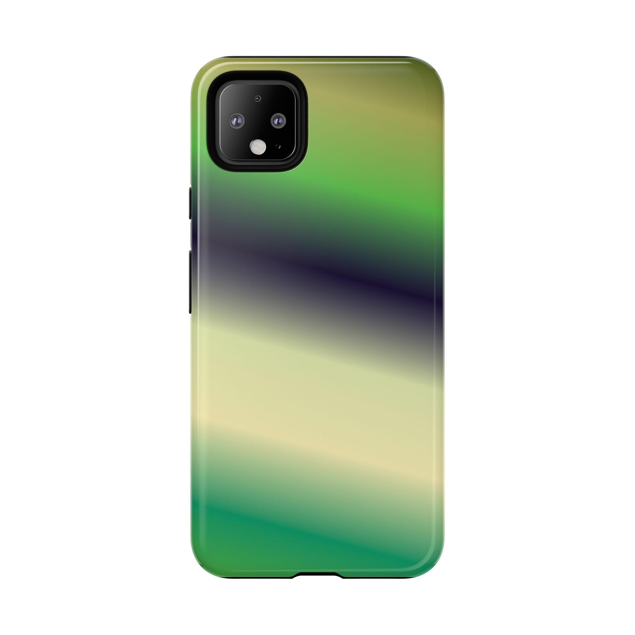 Gradient Phone Case - Tough Cases, Unique Cell Phone Cover, Stylish Tech Accessories, Green and Black Gradient, Perfect Gift