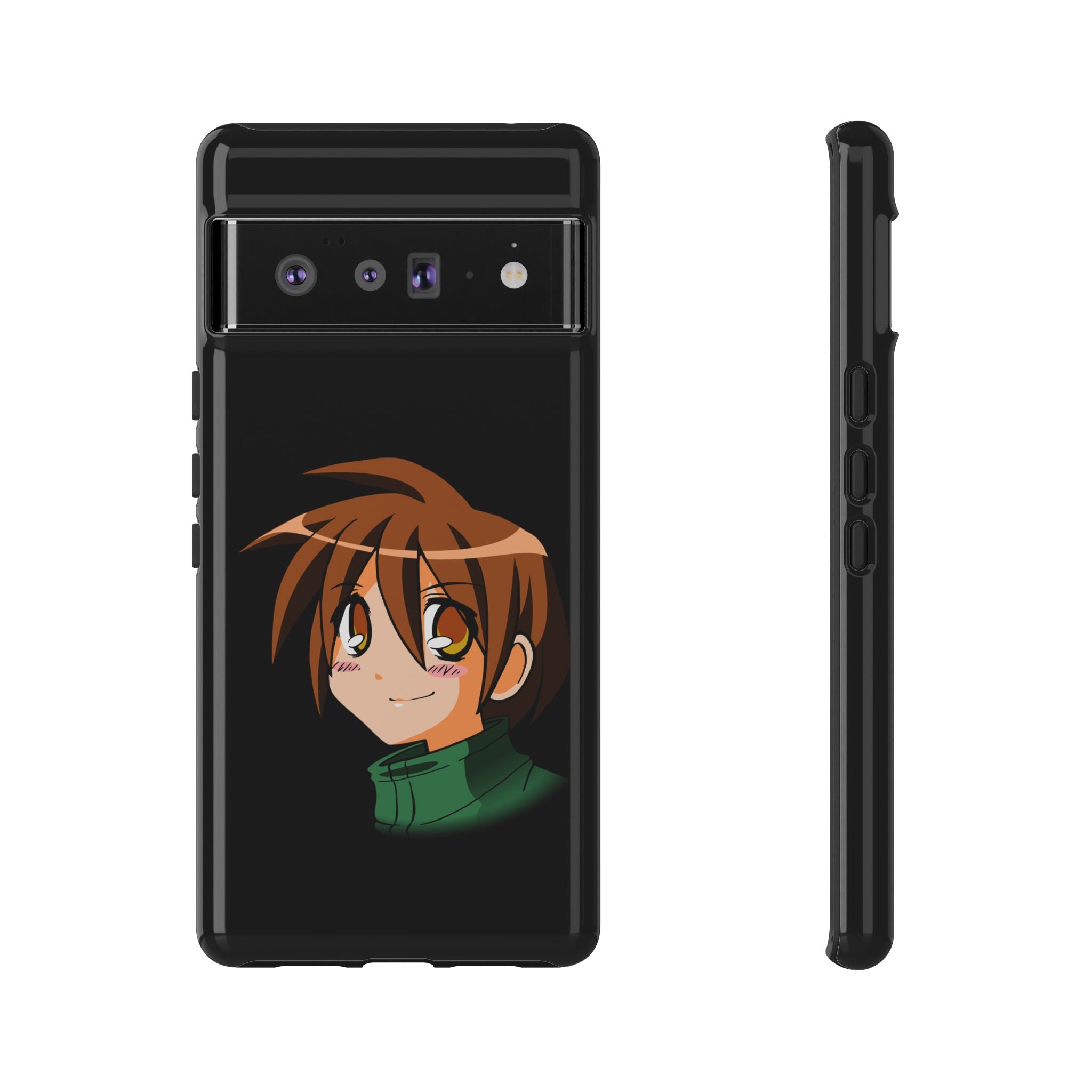 Anime Character Phone Case, Cute Phone Cover, Tough Cases for Teens, Customizable Gift, Geeky Accessories