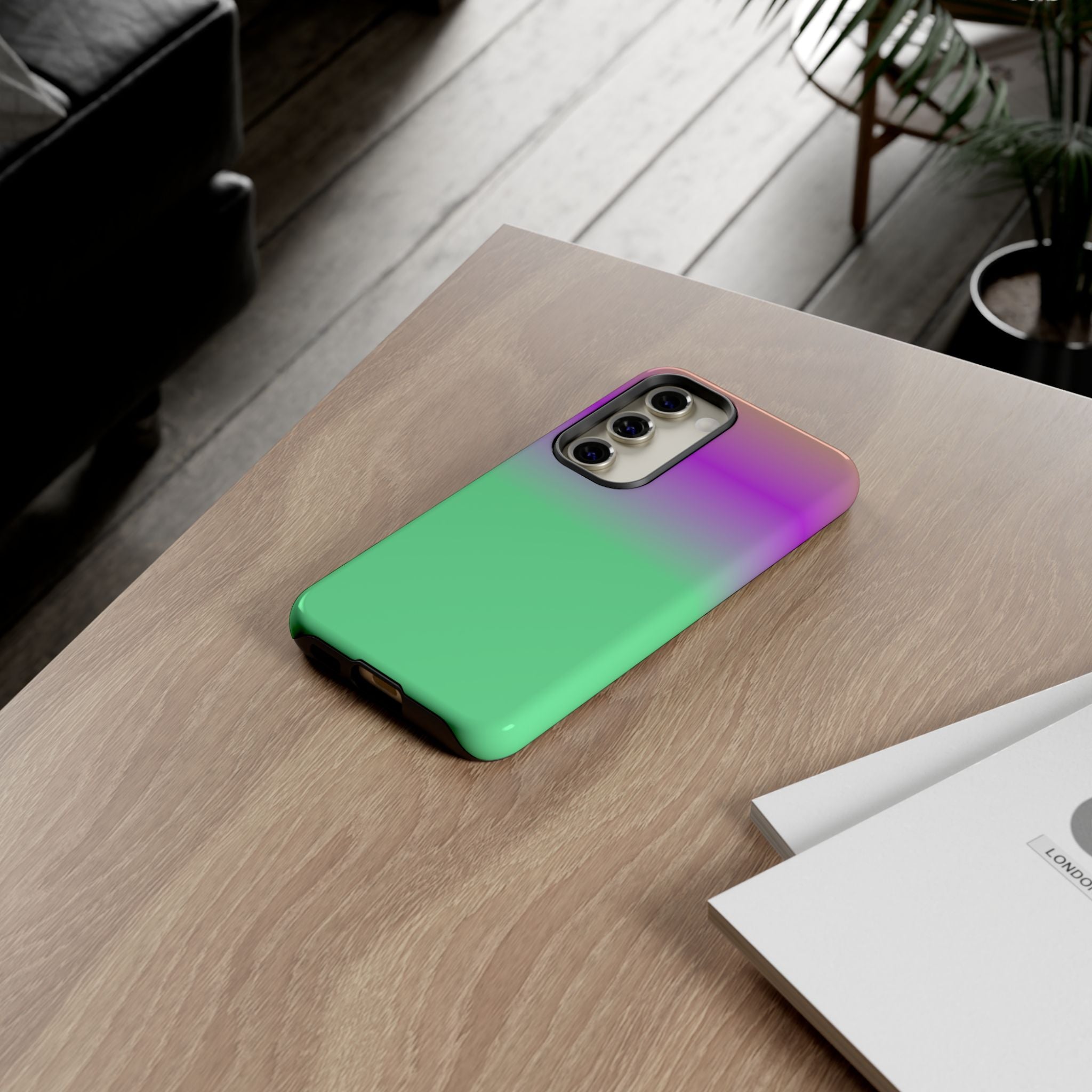 Vibrant Phone Case, Stylish Tech Accessory, Fun Gift Idea, Unique Mobile Cover, Trendy Gradient Design