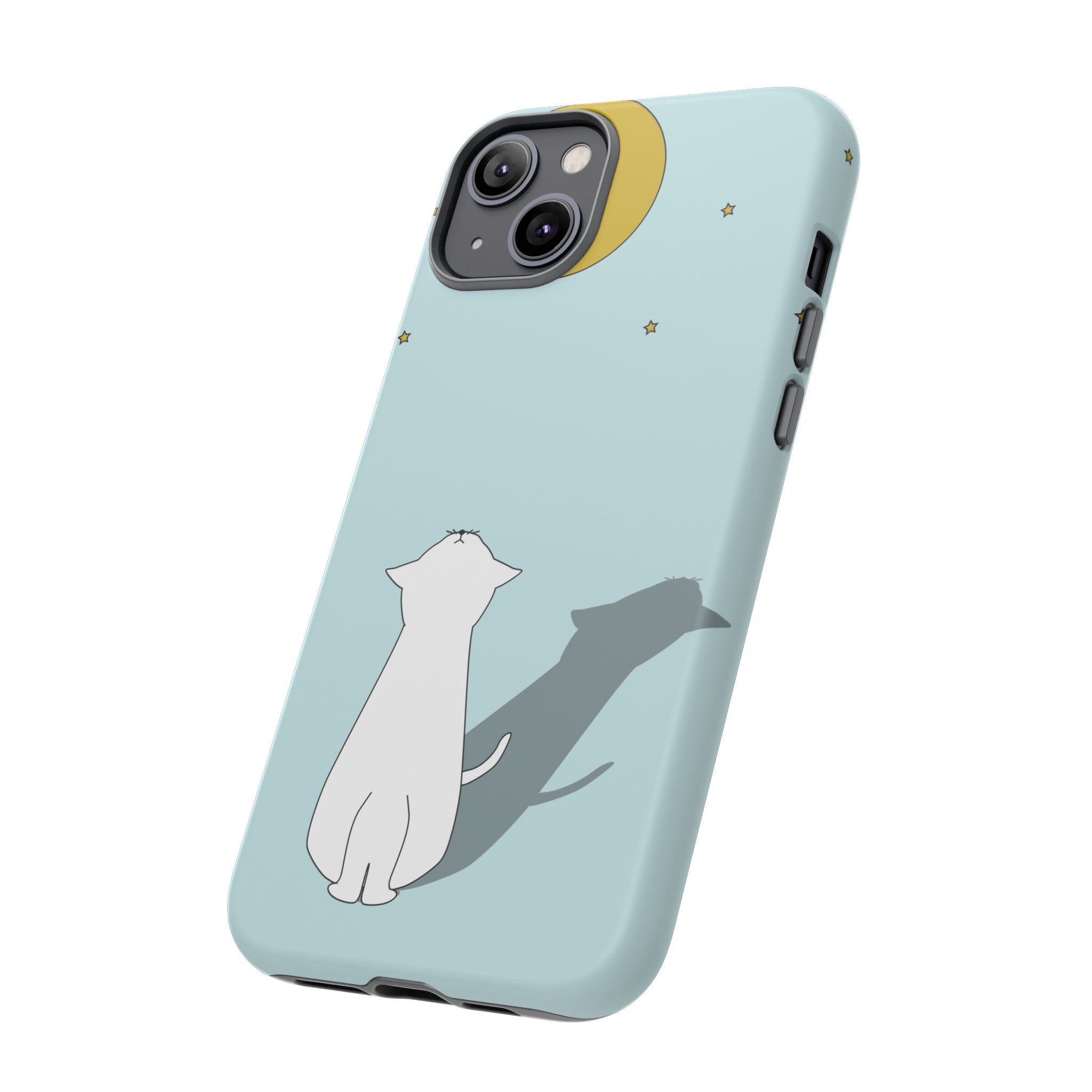 Cute Cat Phone Case, Tough Phone Cover, Pet Lover Gift, Unique Case, Animal Decor, Birthday Gift
