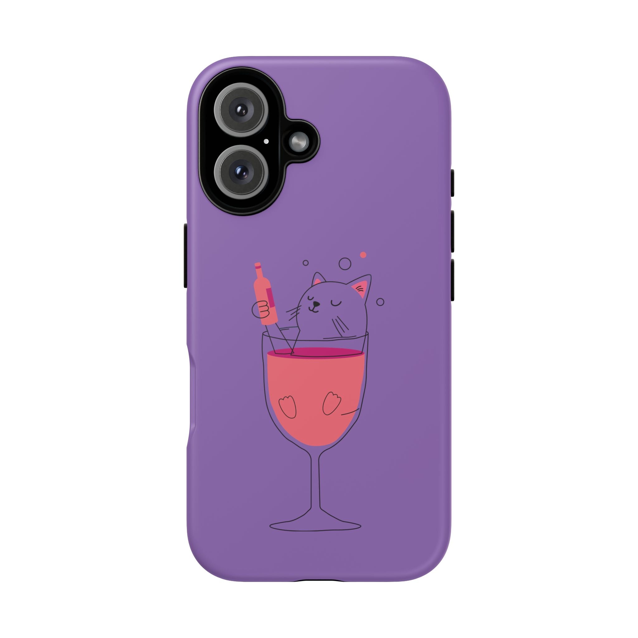 Cute Cat Phone Case, Fun Gift for Cat Lovers, Colorful Phone Cover, Pet Lover Accessory, Unique Cat Themed Case