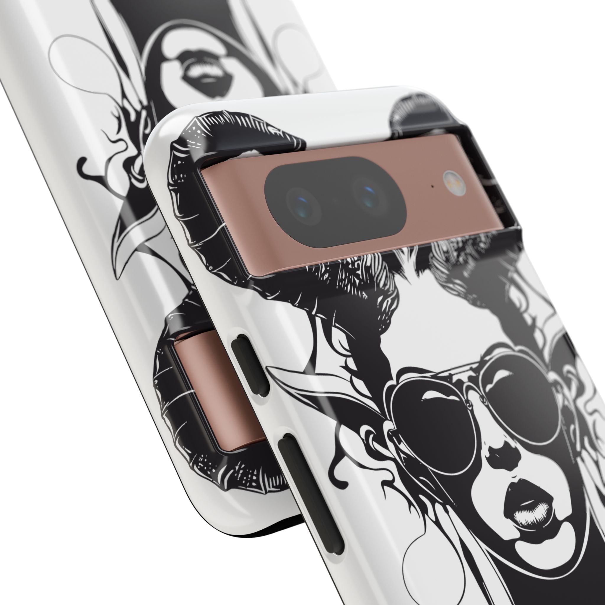 Tough Cases: Stylish Phone Case with Edgy Design, Protective Cover, Gift for Her, Trendy Accessories, Unique Art, Holiday Present