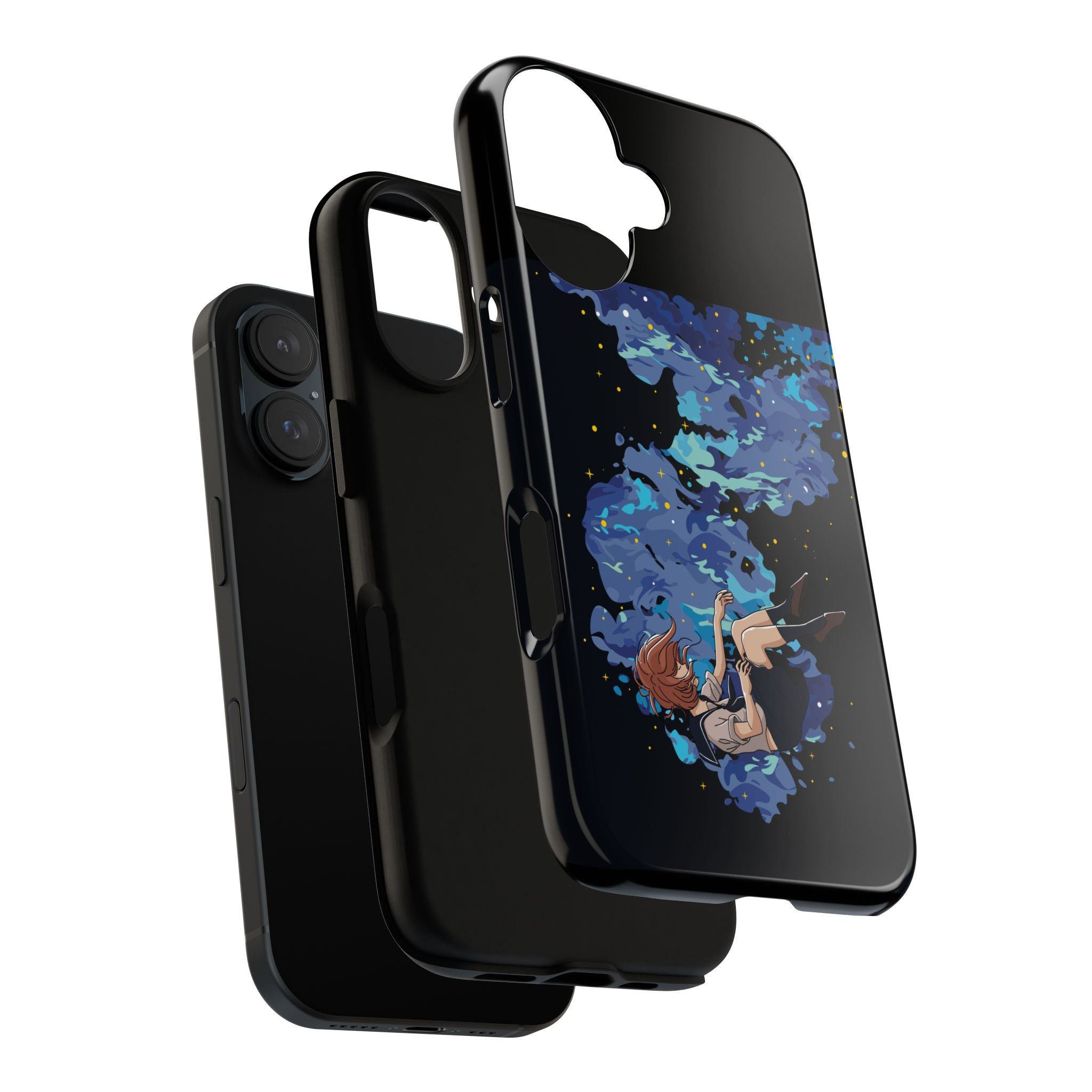 Tough Cases Phone Case - Artistic Galaxy Design, Cute Sleeve for Teens, Gift for Students, Unique Mobile Accessory, Trendy Tech Protection