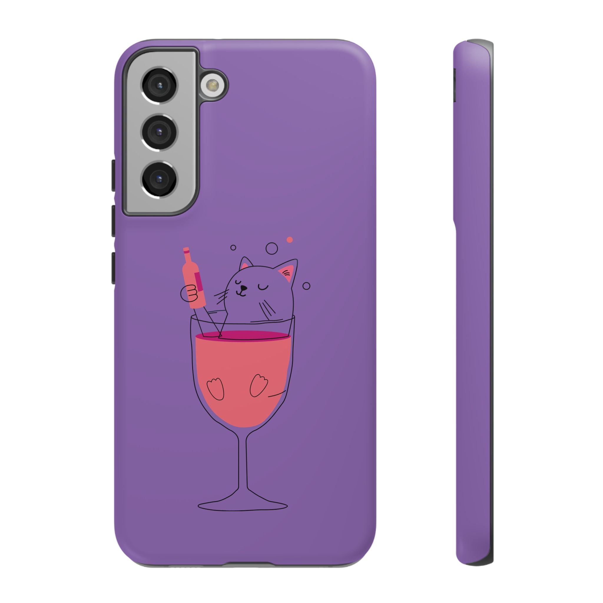 Cute Cat Phone Case, Fun Gift for Cat Lovers, Colorful Phone Cover, Pet Lover Accessory, Unique Cat Themed Case
