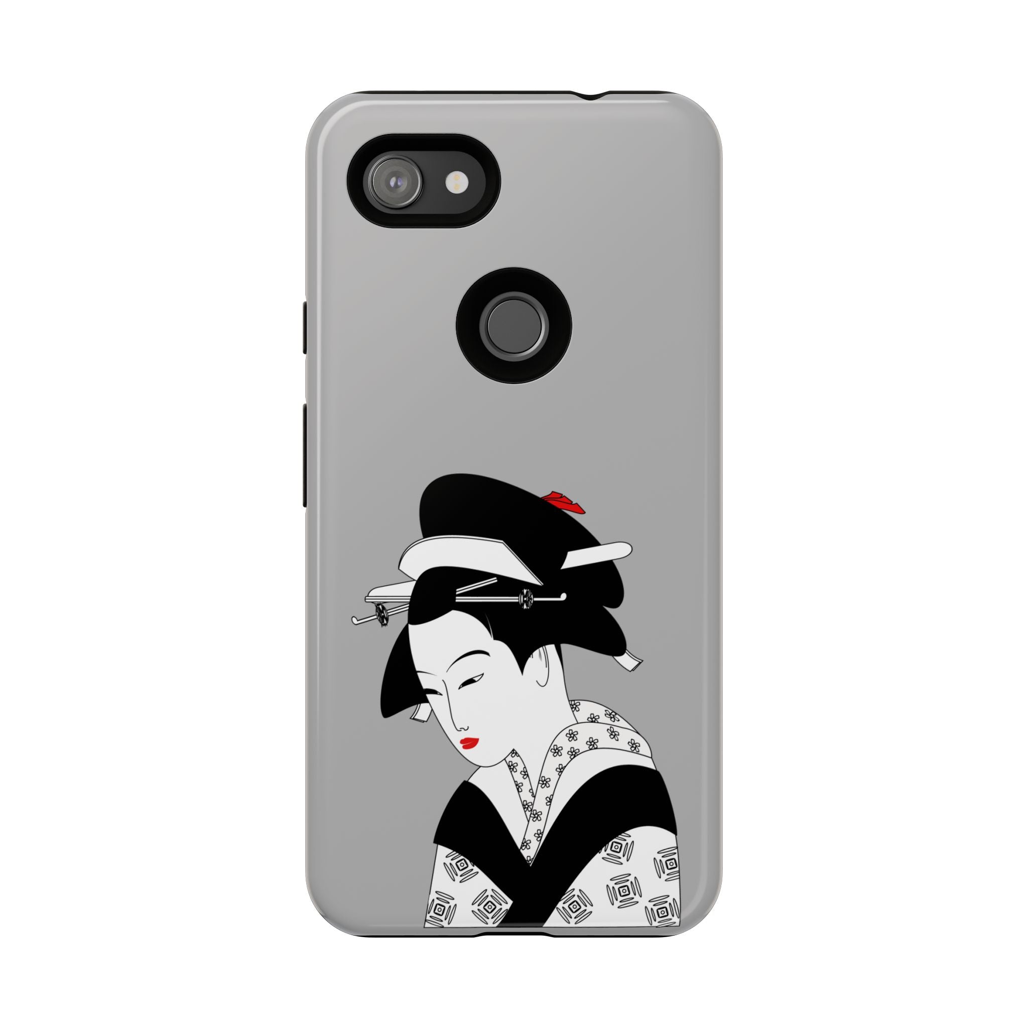 Stylish Phone Case with Japanese Geisha Design, Tough Phone Case, Cute Phone Cover, Japanese Art, Ethnic Style