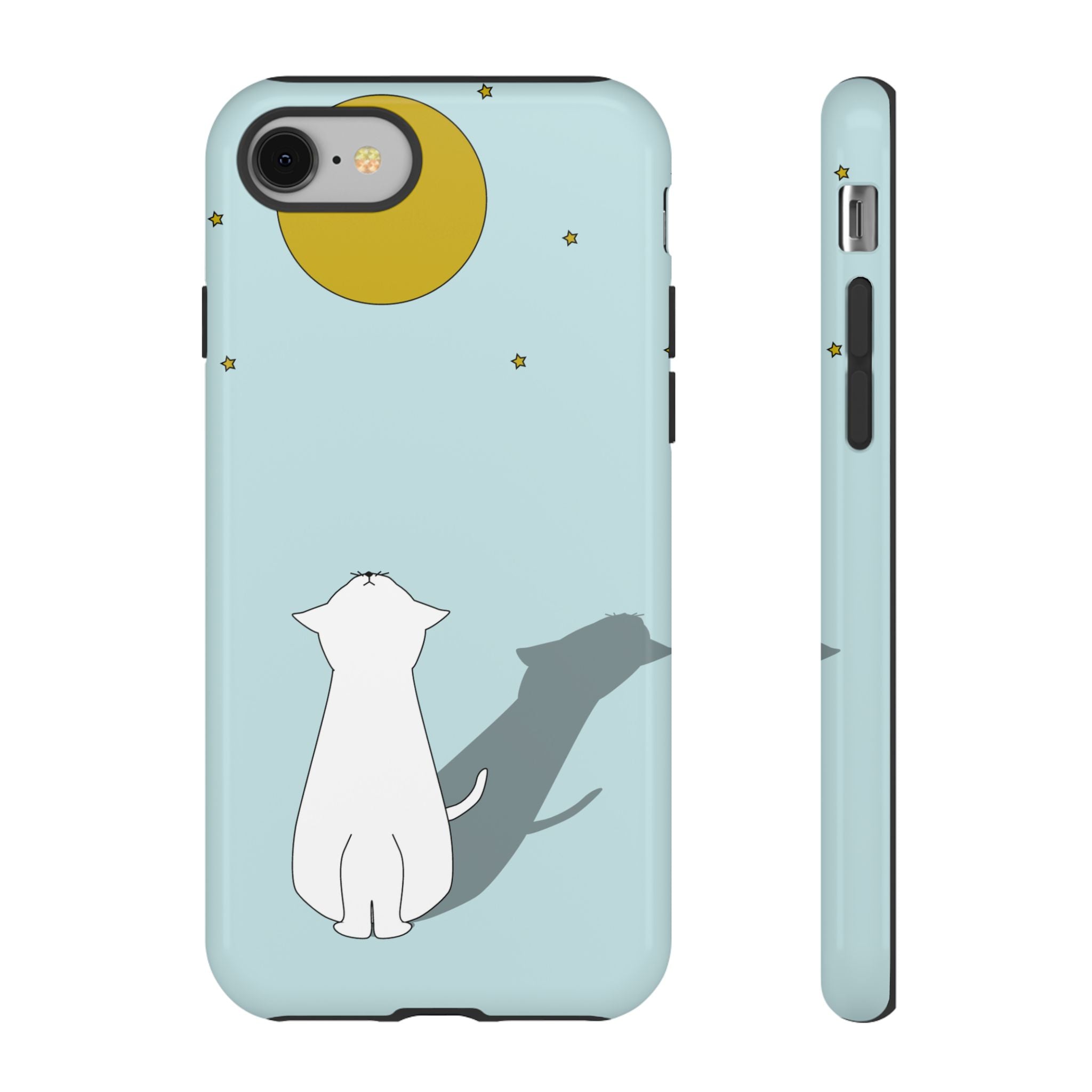 Cute Cat Phone Case, Tough Phone Cover, Pet Lover Gift, Unique Case, Animal Decor, Birthday Gift