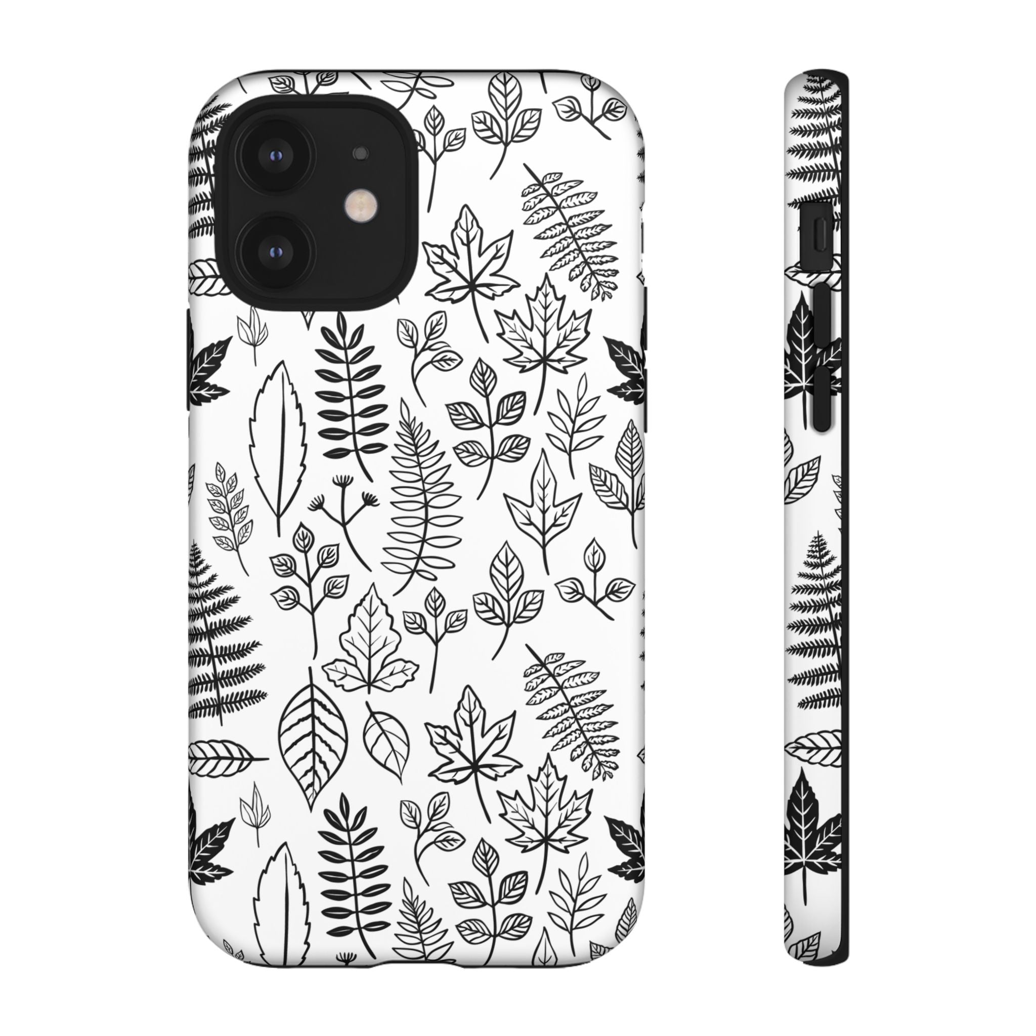 Stylish Phone Case for Nature Lovers, Botanical Design, Gift for Her, Fall Accessories, Customizable Tech Gear
