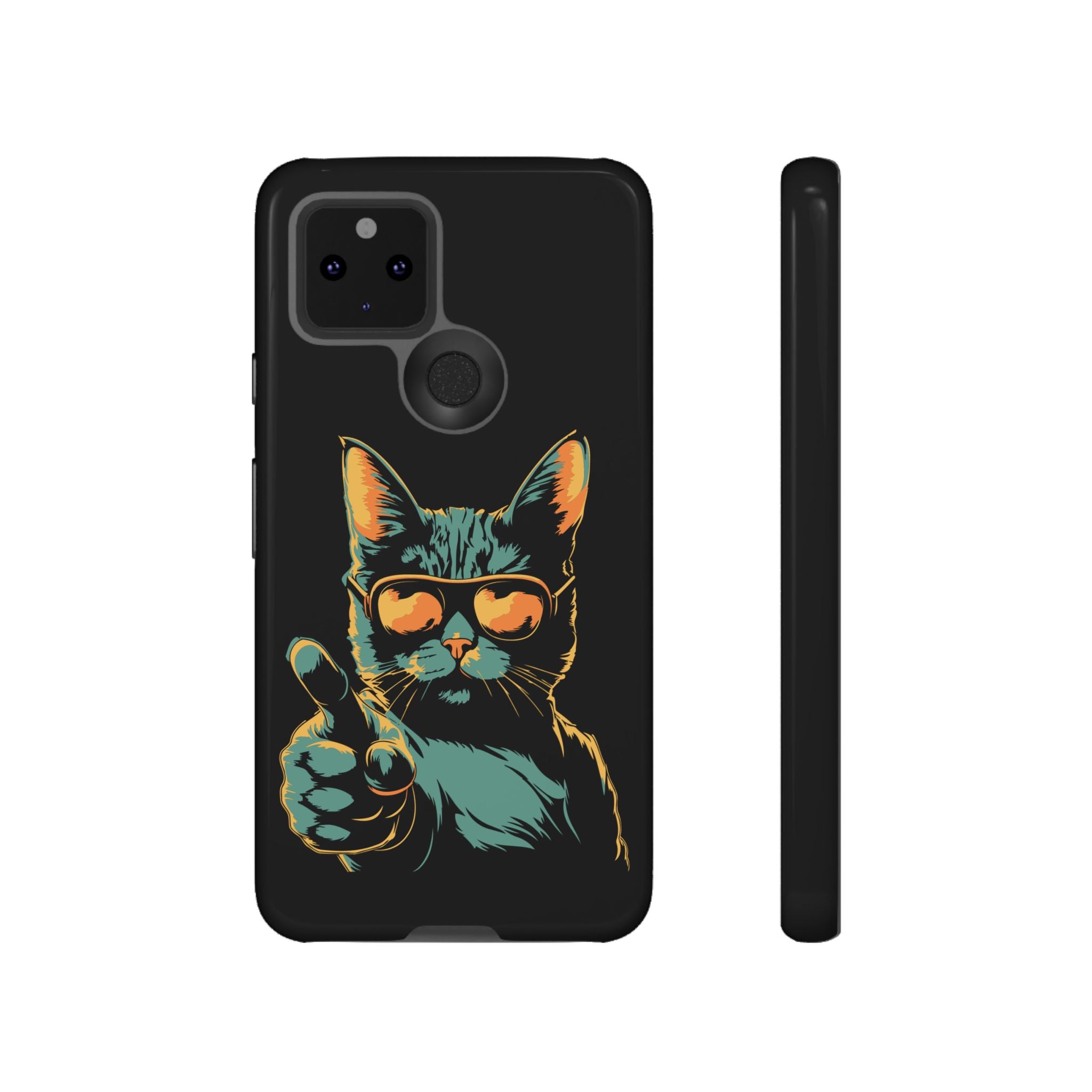 Cool Cat Phone Case, Stylish Phone Cover, Pet Lover Gift, Cute Cat Design, Fun Cat Accessories