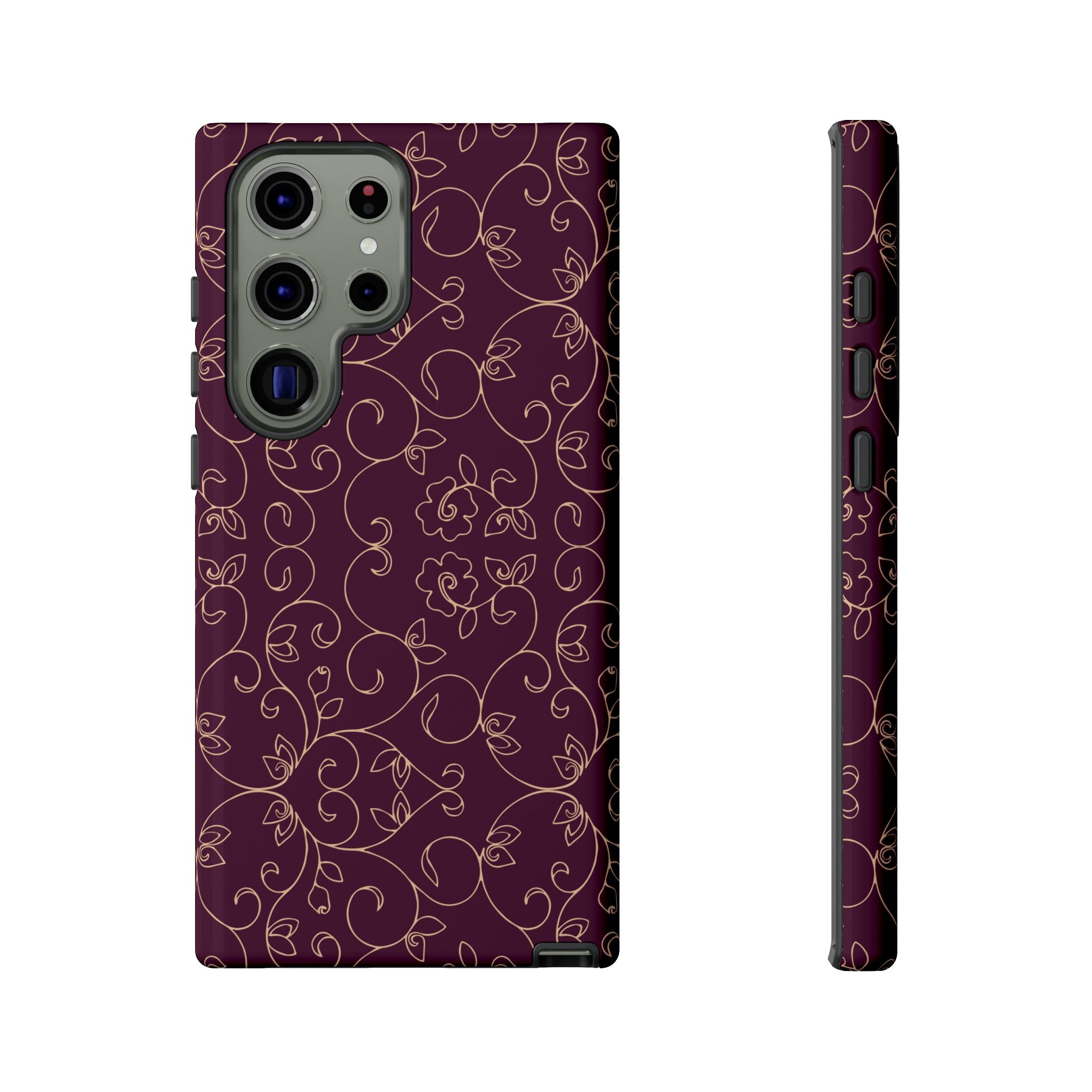 Elegant Floral Phone Case | Durable Mobile Cover, Gift for Her, Floral Design, Stylish Accessory, Phone Protection