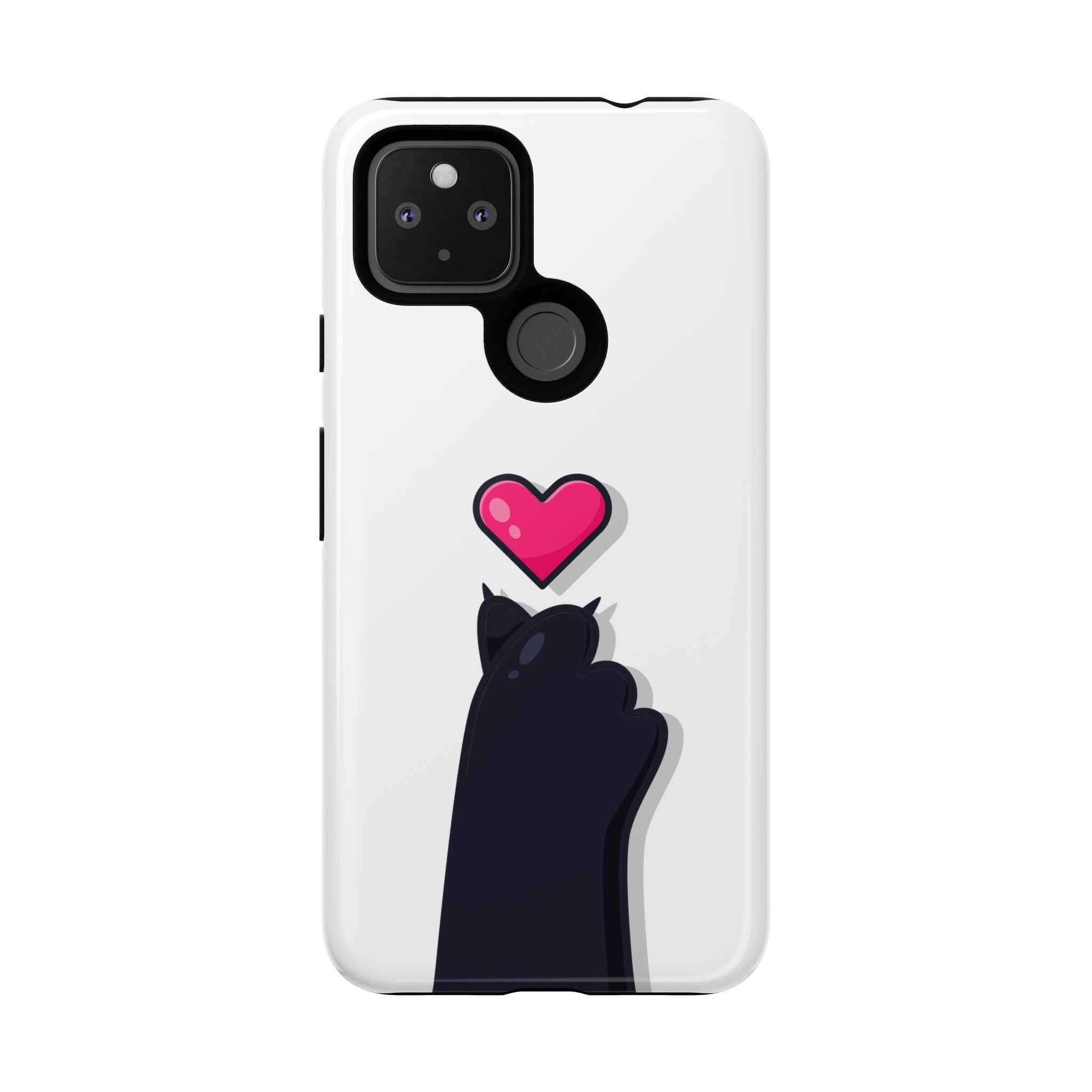 Cute Cat Love Phone Case, Tough Cell Phone Cover, Animal Lover Gifts, Pet Parent Accessories, Valentine's Day Essentials