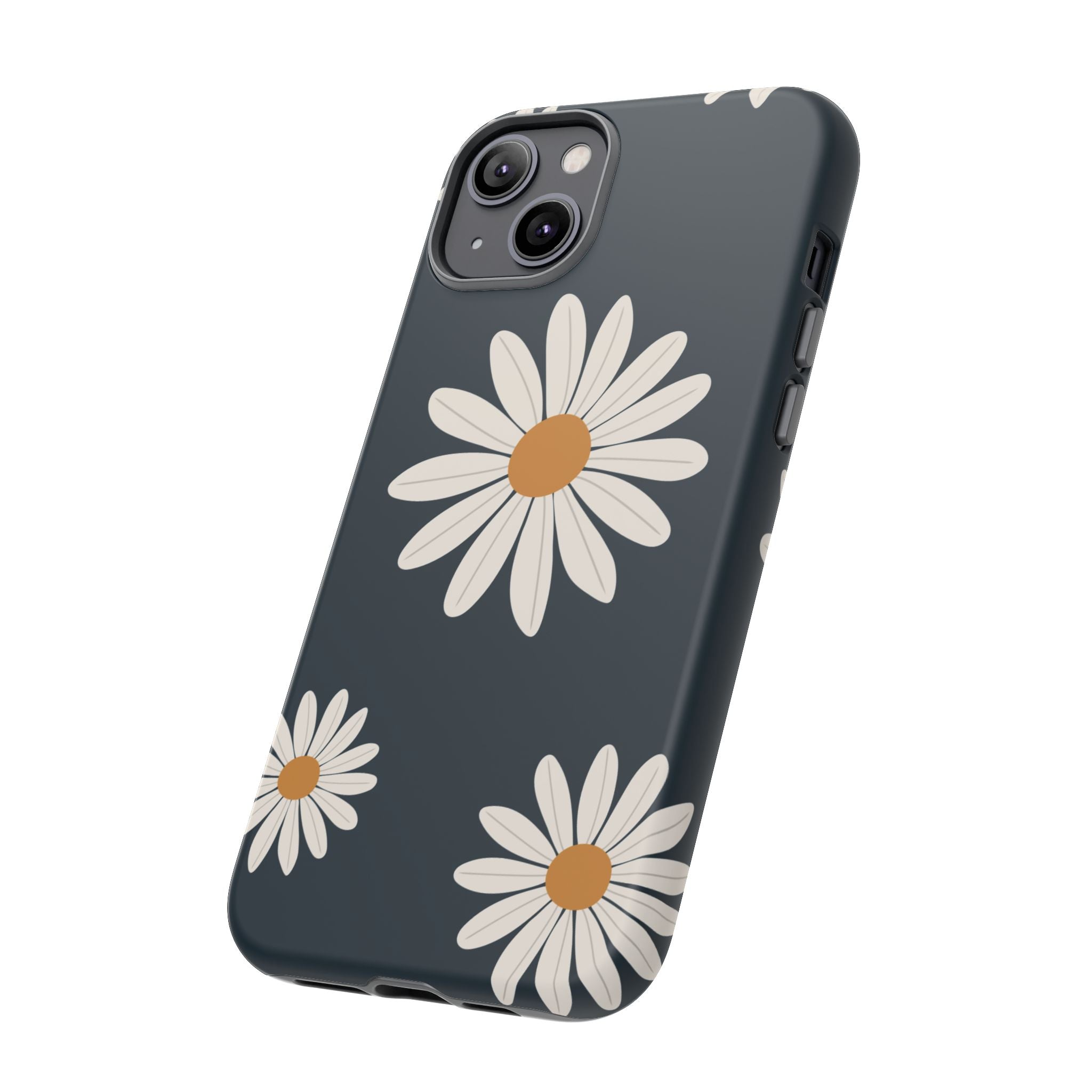 Daisy Phone Case, Floral Phone Cover, Tough Phone Case, Gift for Flower Lovers, Smartphone Accessory, Spring Design