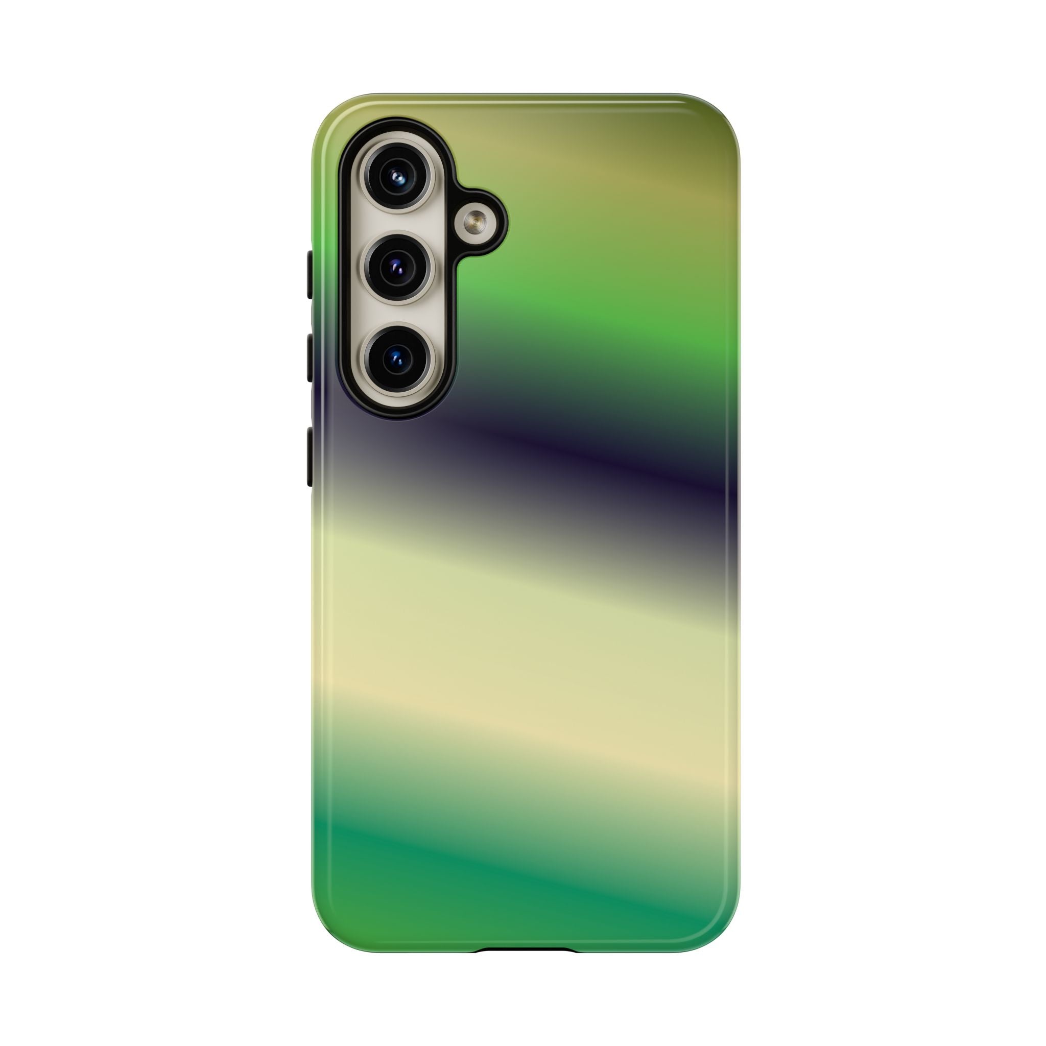 Gradient Phone Case - Tough Cases, Unique Cell Phone Cover, Stylish Tech Accessories, Green and Black Gradient, Perfect Gift