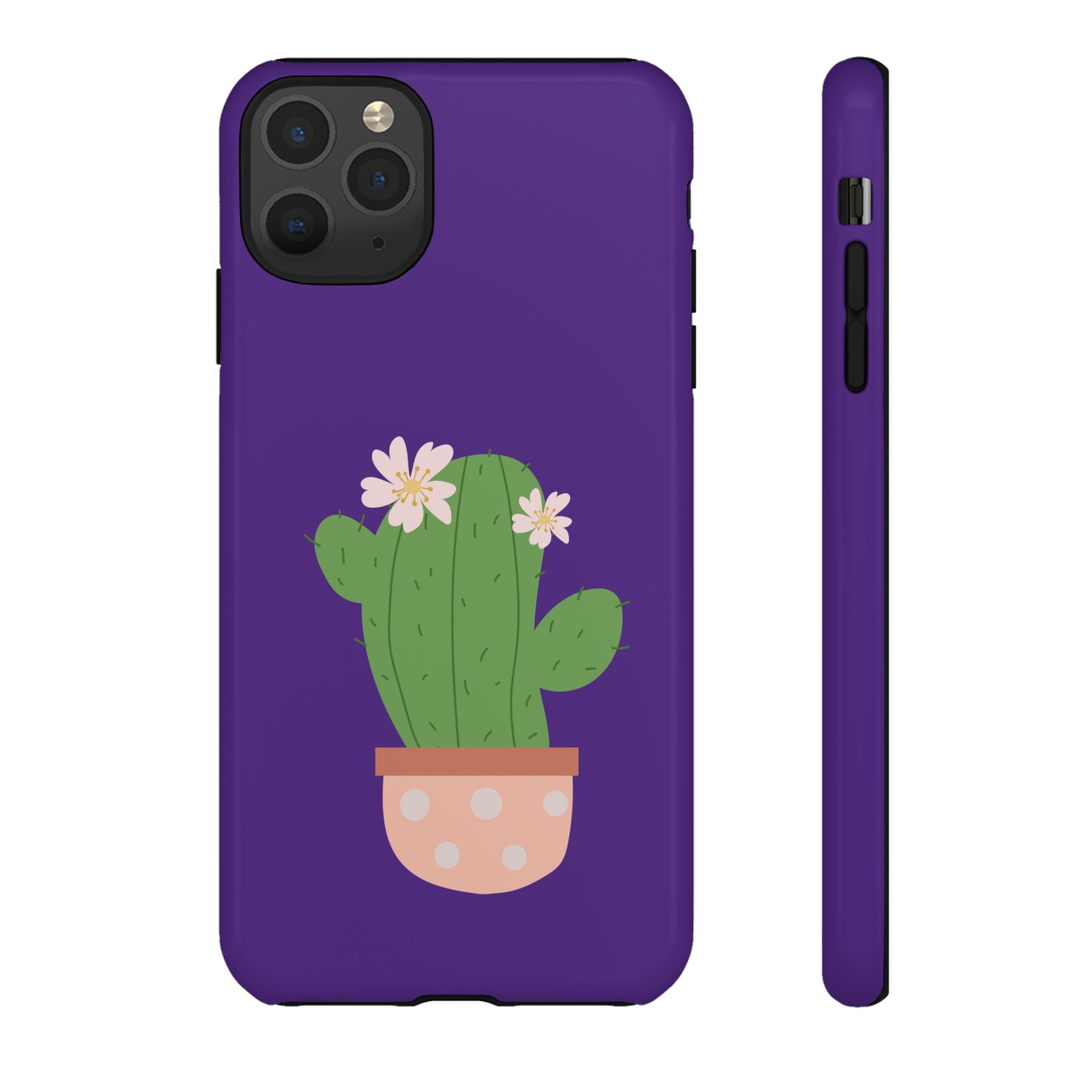 Cactus Phone Case, Tough Cases, Cute Floral, Trending Design, Unique Gift, Phone Accessories, Summer Vibe, Nature Lover