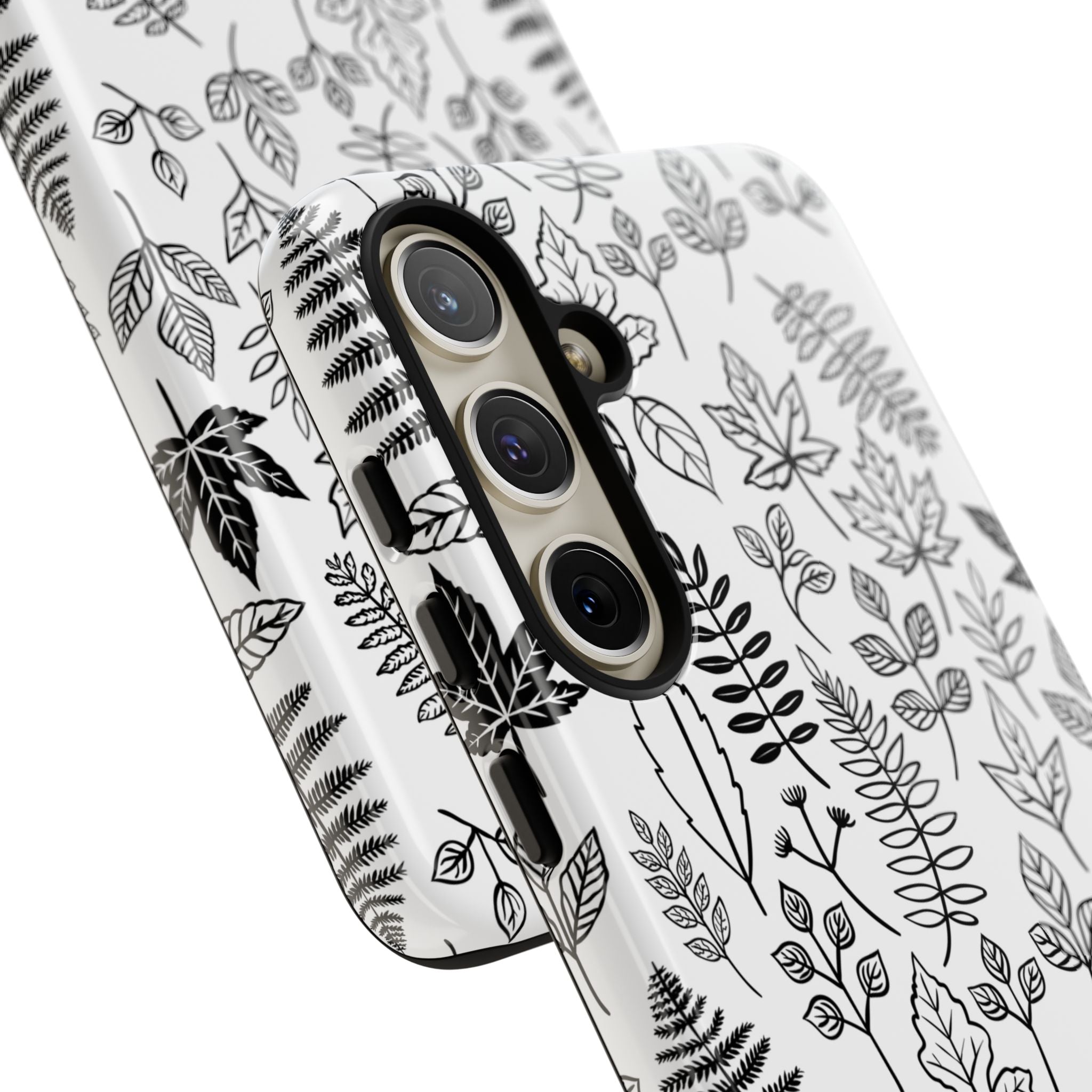 Stylish Phone Case for Nature Lovers, Botanical Design, Gift for Her, Fall Accessories, Customizable Tech Gear