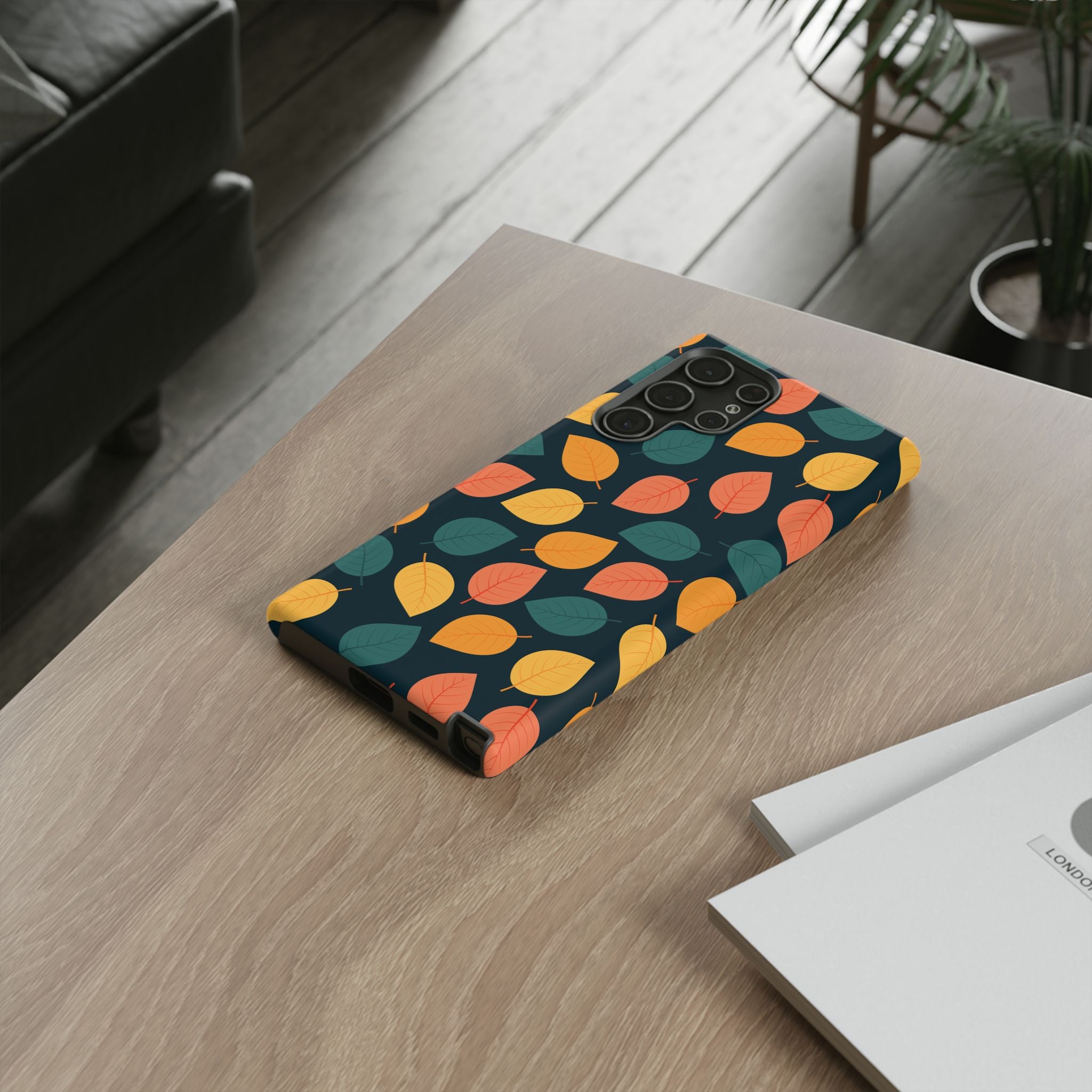 Autumn Leaves Phone Case - Protective Cell Phone Cover, Fall Aesthetic, Nature Lover Gift, Seasonal Accessories, Eco-Friendly Case
