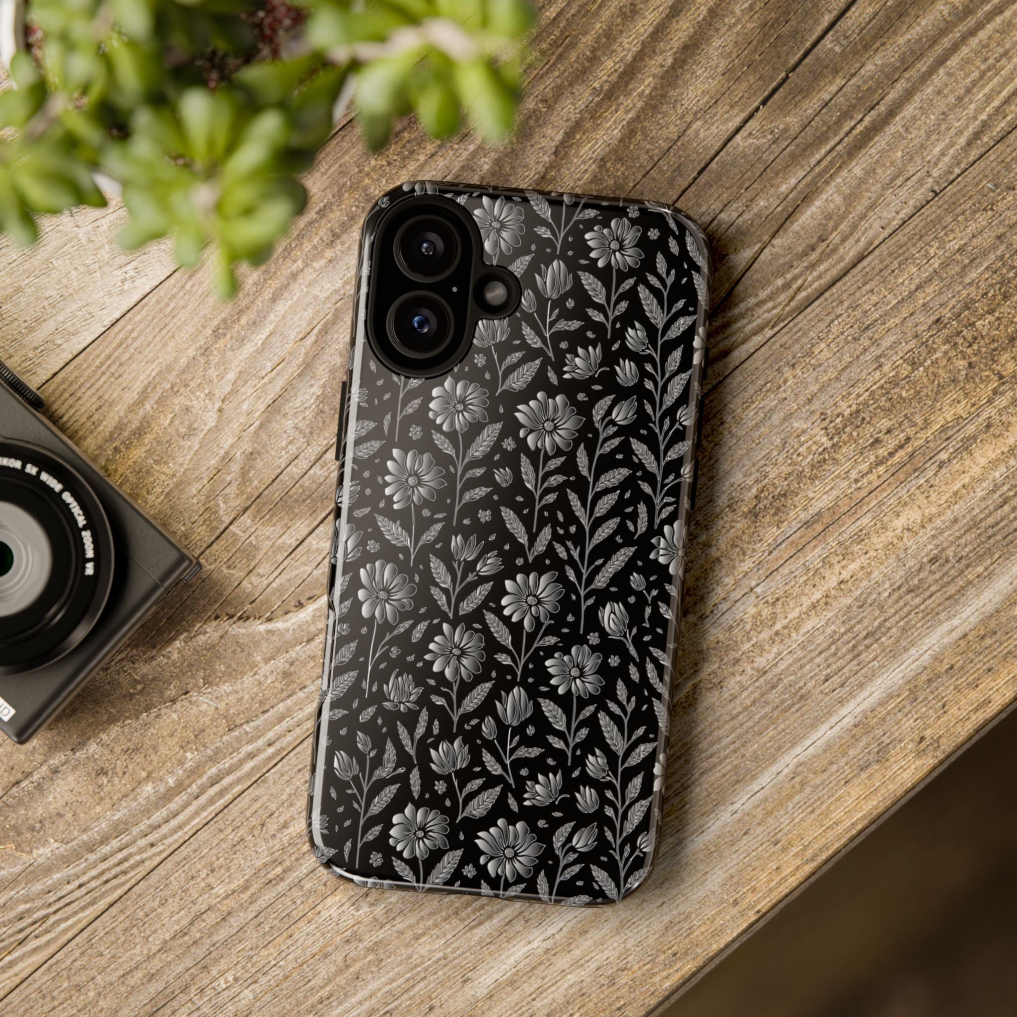 Stylish Floral Phone Case, Tough Floral Case, Botanical Phone Cover, Durable Floral Phone Protector, Gift for Her