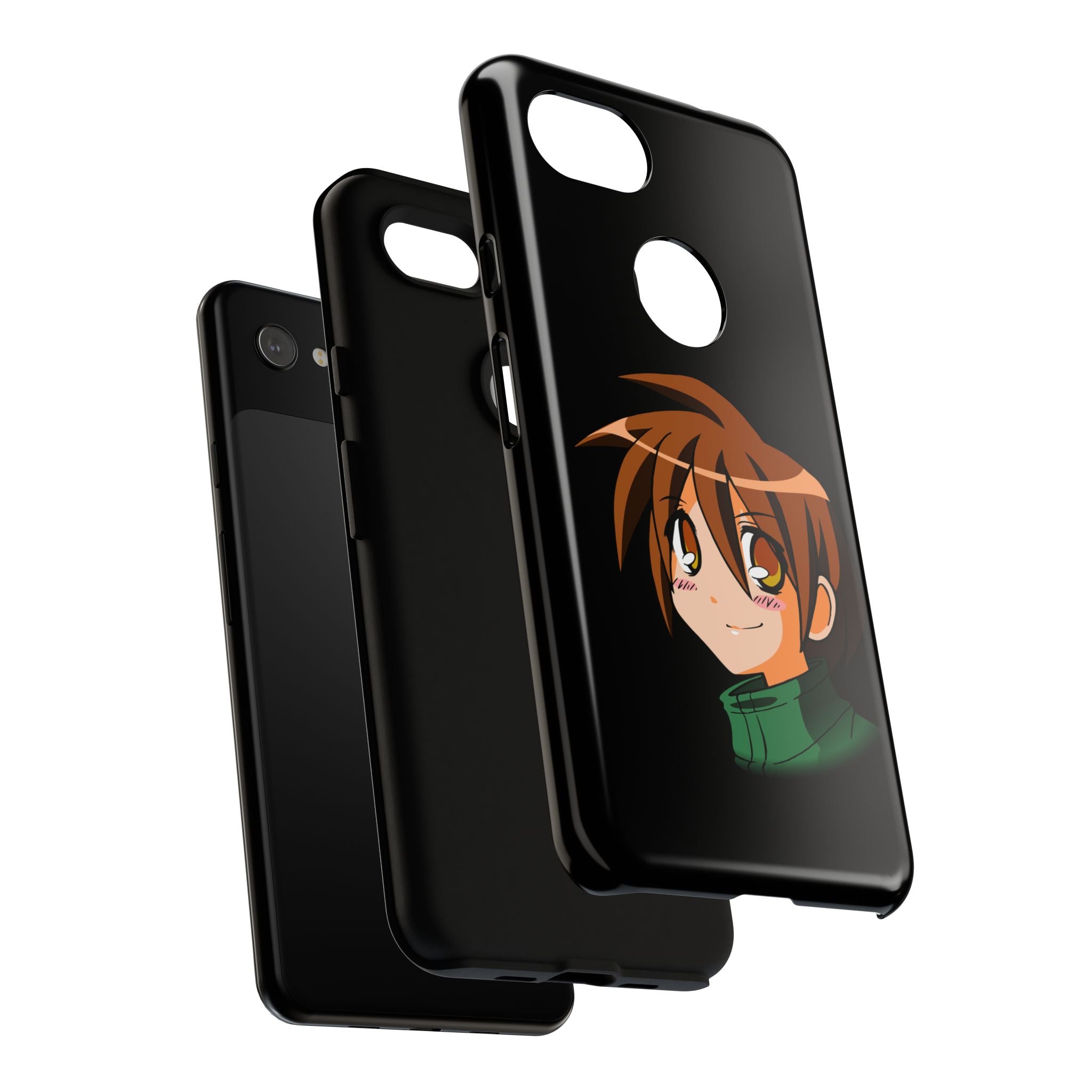 Anime Character Phone Case, Cute Phone Cover, Tough Cases for Teens, Customizable Gift, Geeky Accessories