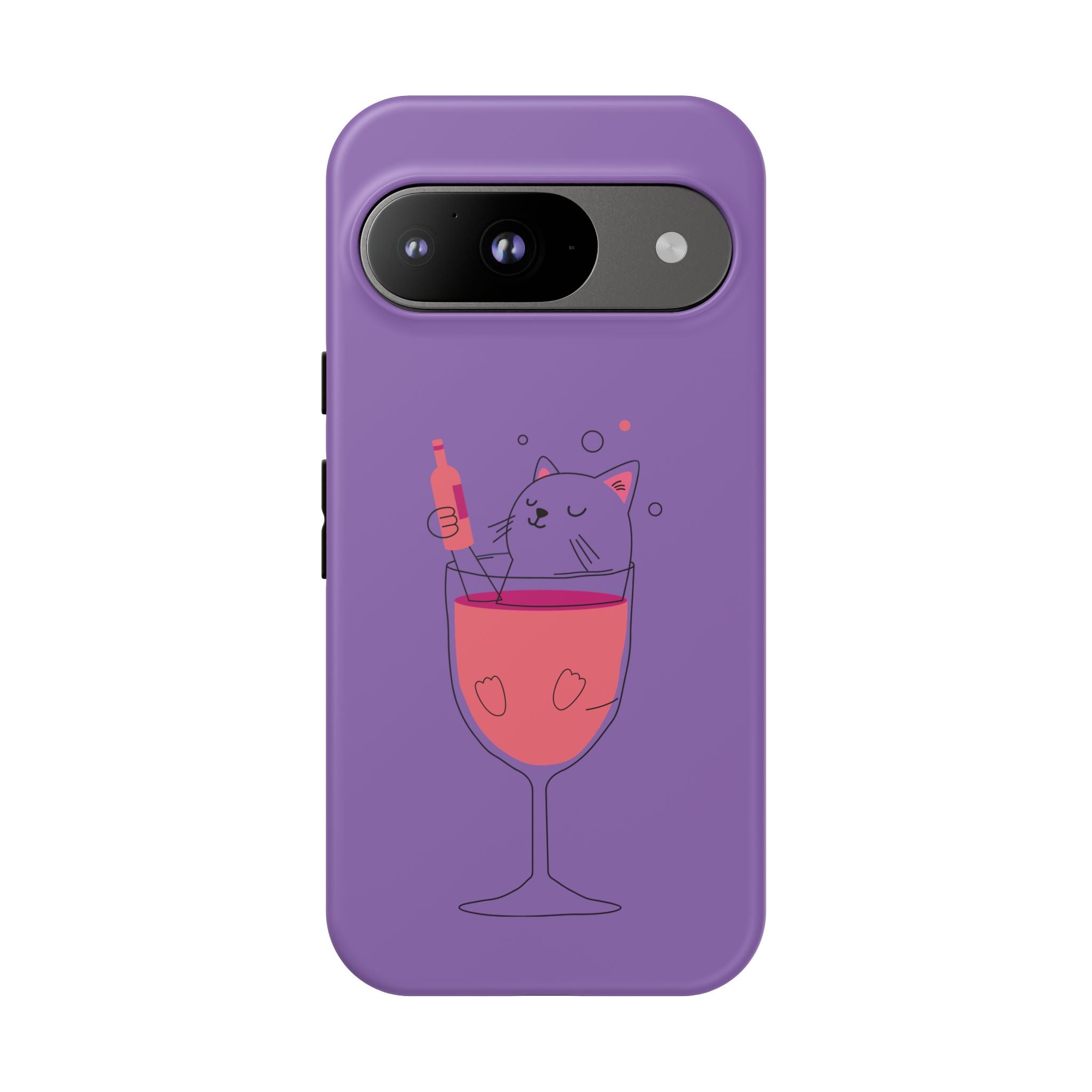 Cute Cat Phone Case, Fun Gift for Cat Lovers, Colorful Phone Cover, Pet Lover Accessory, Unique Cat Themed Case