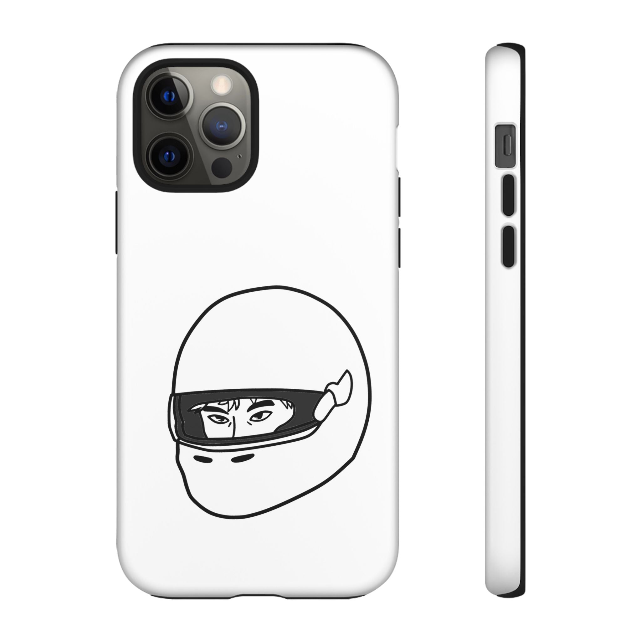 Stylish Phone Case with Racing Helmet Design | Tough Cases | Unique Gift, Motorcycle Enthusiast, Race Lover, Custom Accessory, Everyday Use