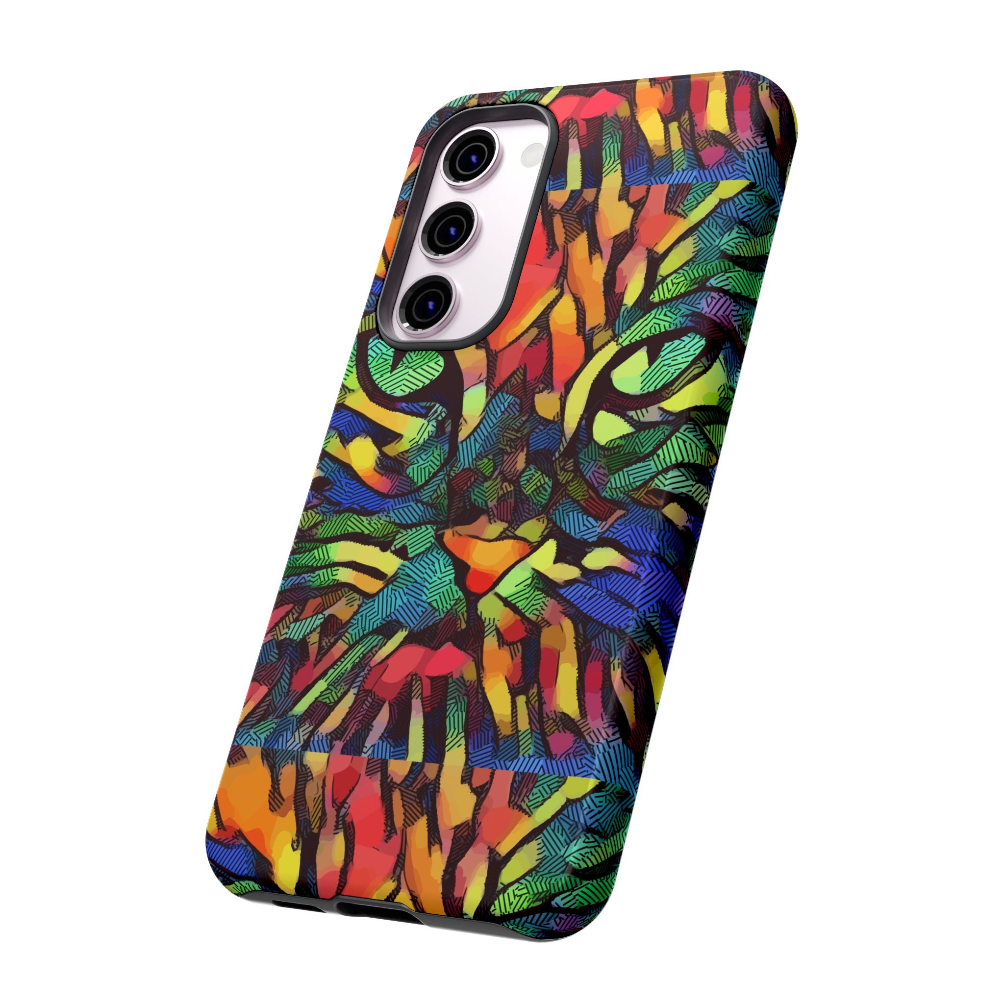 Colorful Phone Cases for Vibrant Style - Tough Cases, Unique Gifts, Animal Print, Artistic Design, Phone Accessories, Eco-Friendly
