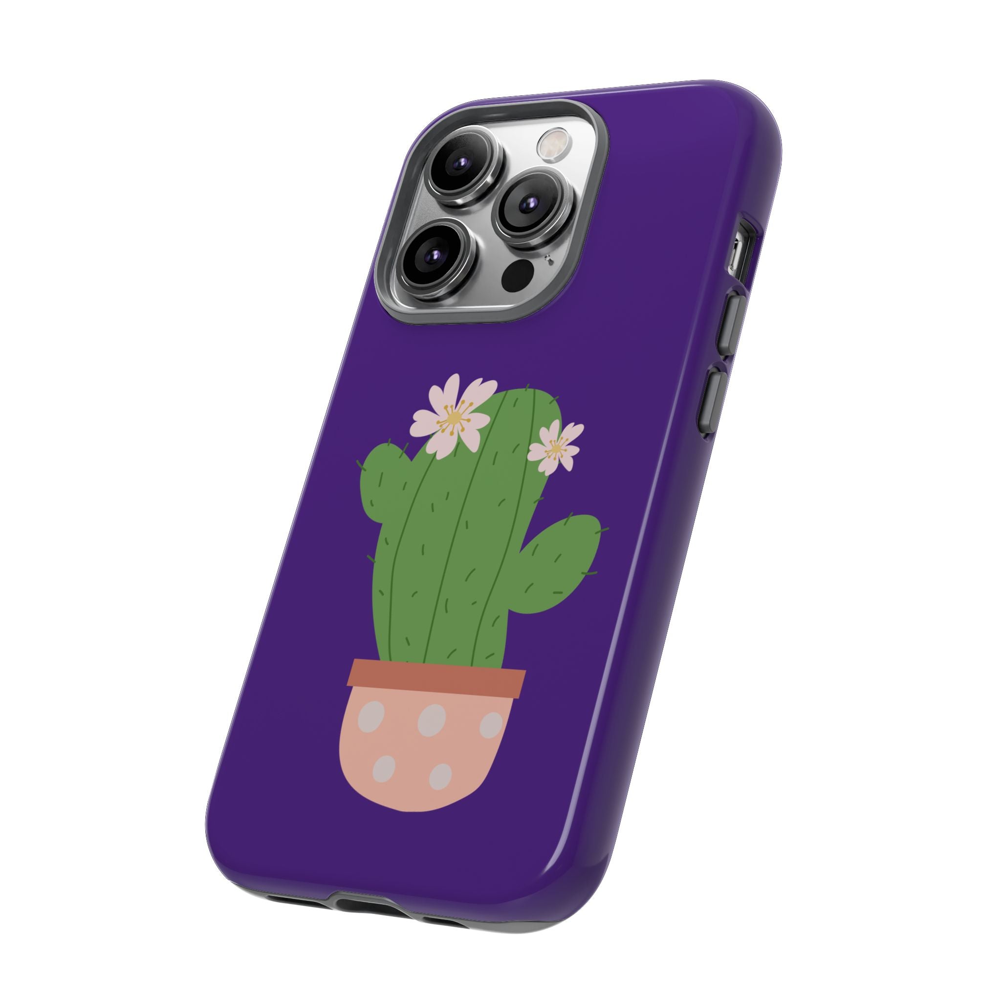 Cactus Phone Case, Tough Cases, Cute Floral, Trending Design, Unique Gift, Phone Accessories, Summer Vibe, Nature Lover