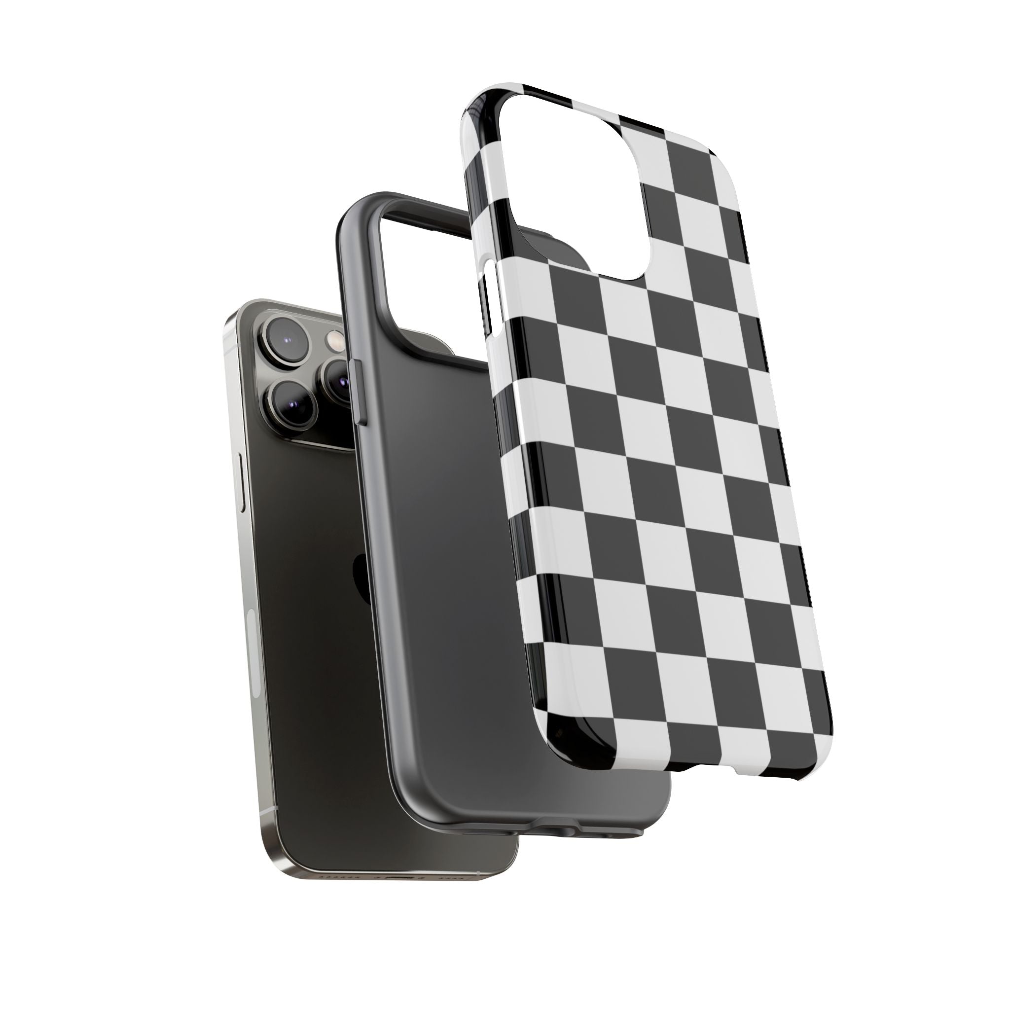 Stylish Checkered Phone Case | Trendy Protective Cover for iPhone, Gift for Teens, Fashion Accessory, Unique Design for All Occasions