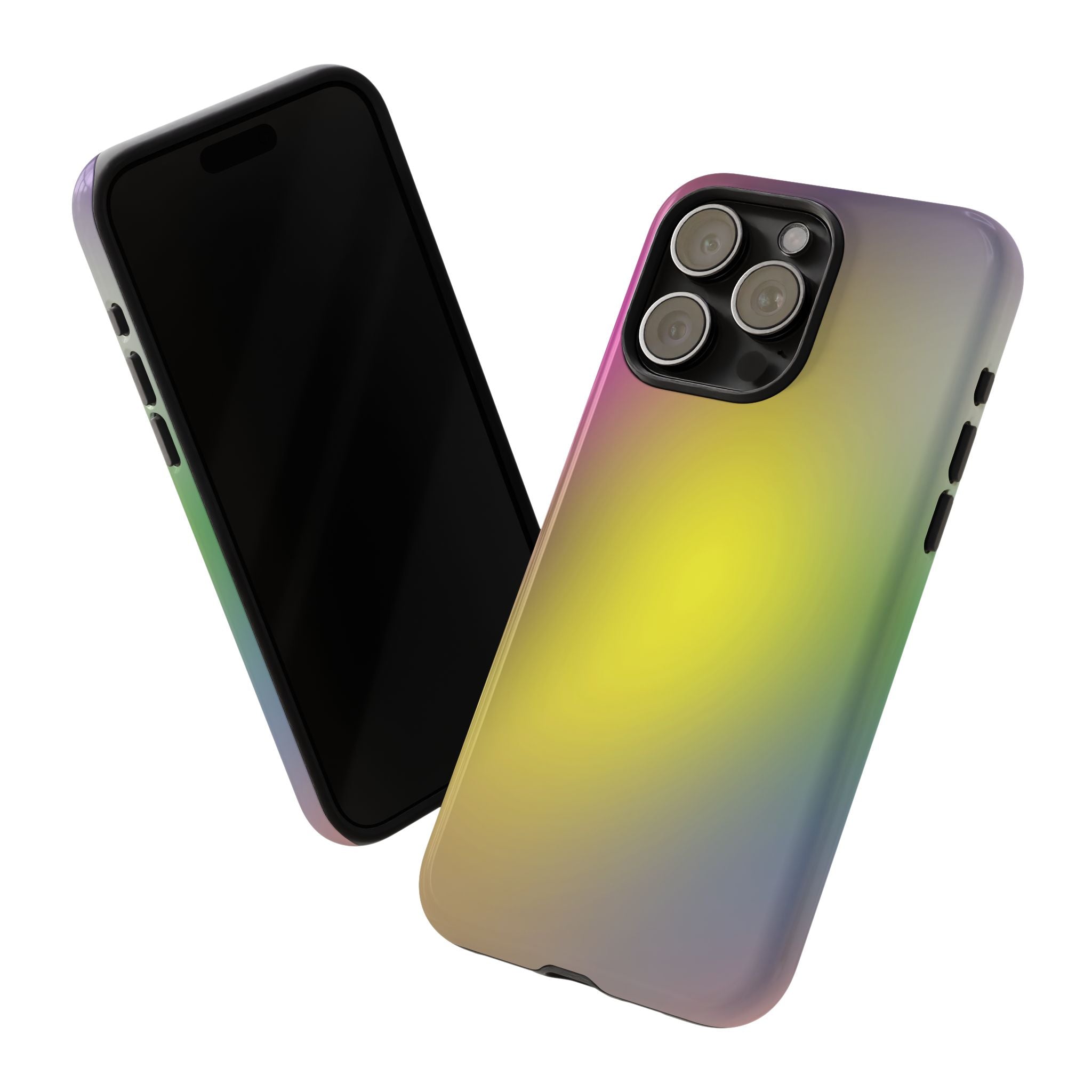 Colorful Tough Phone Case, Stylish Slim Cover, Durable Mobile Protection, Trendy Gift for Tech Lovers, Vibrant Phone Accessory