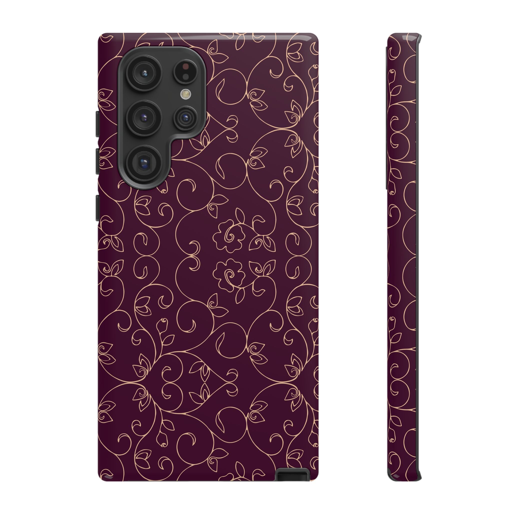 Elegant Floral Phone Case | Durable Mobile Cover, Gift for Her, Floral Design, Stylish Accessory, Phone Protection