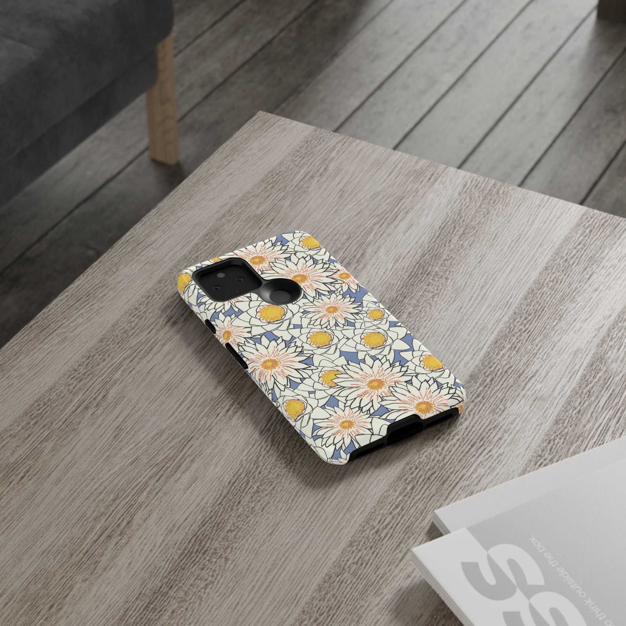 Stylish Phone Case, Floral Protective Cover, Gift for Nature Lovers, Trendy Tech Accessory, Customizable Phone Case