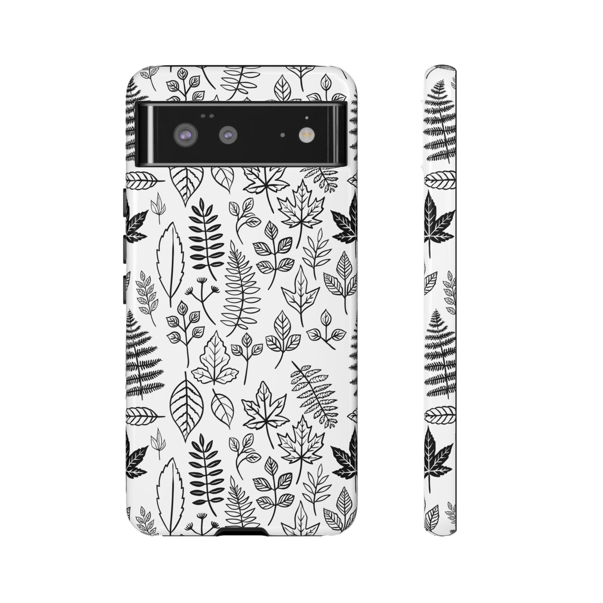 Stylish Phone Case for Nature Lovers, Botanical Design, Gift for Her, Fall Accessories, Customizable Tech Gear