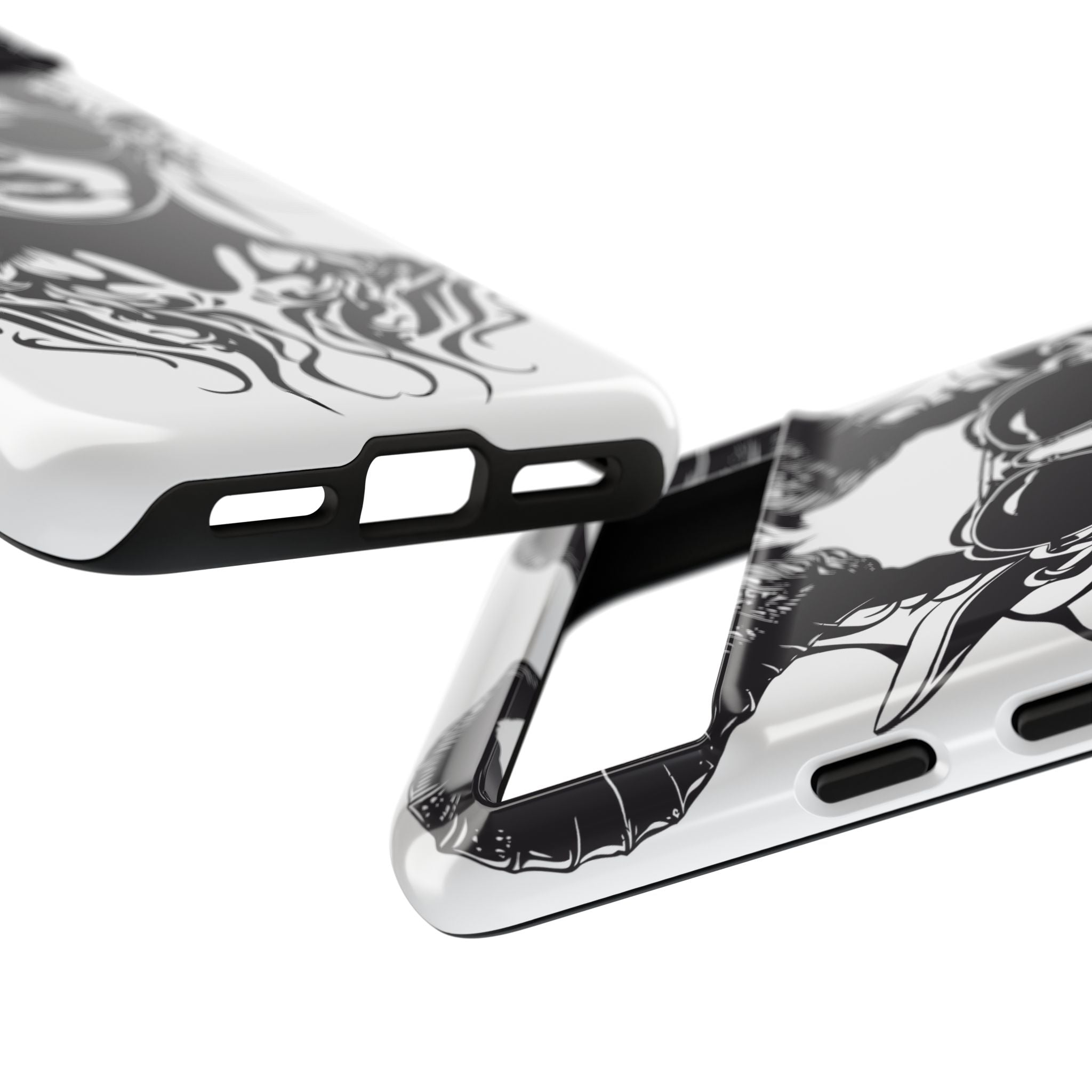 Tough Cases: Stylish Phone Case with Edgy Design, Protective Cover, Gift for Her, Trendy Accessories, Unique Art, Holiday Present