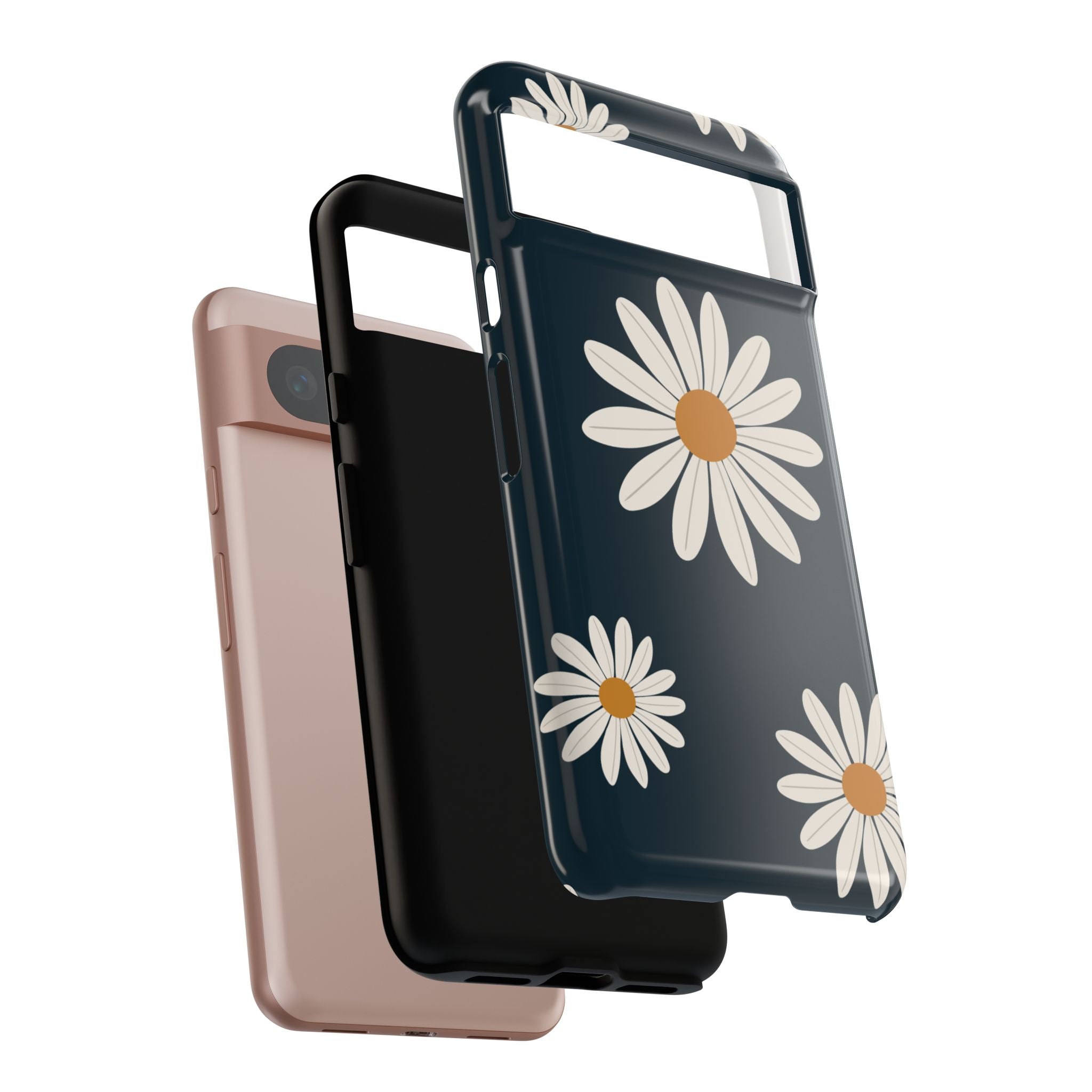 Daisy Phone Case, Floral Phone Cover, Tough Phone Case, Gift for Flower Lovers, Smartphone Accessory, Spring Design
