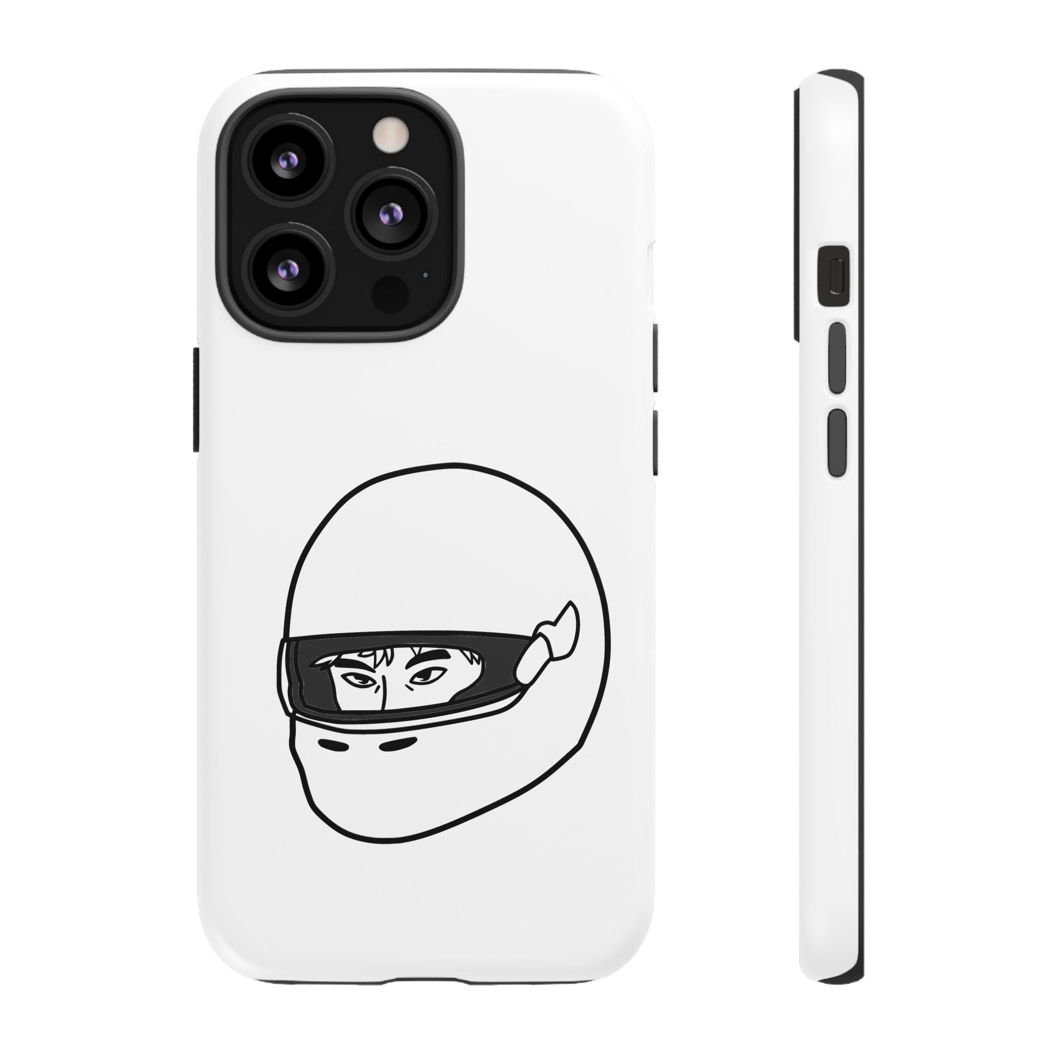 Stylish Phone Case with Racing Helmet Design | Tough Cases | Unique Gift, Motorcycle Enthusiast, Race Lover, Custom Accessory, Everyday Use