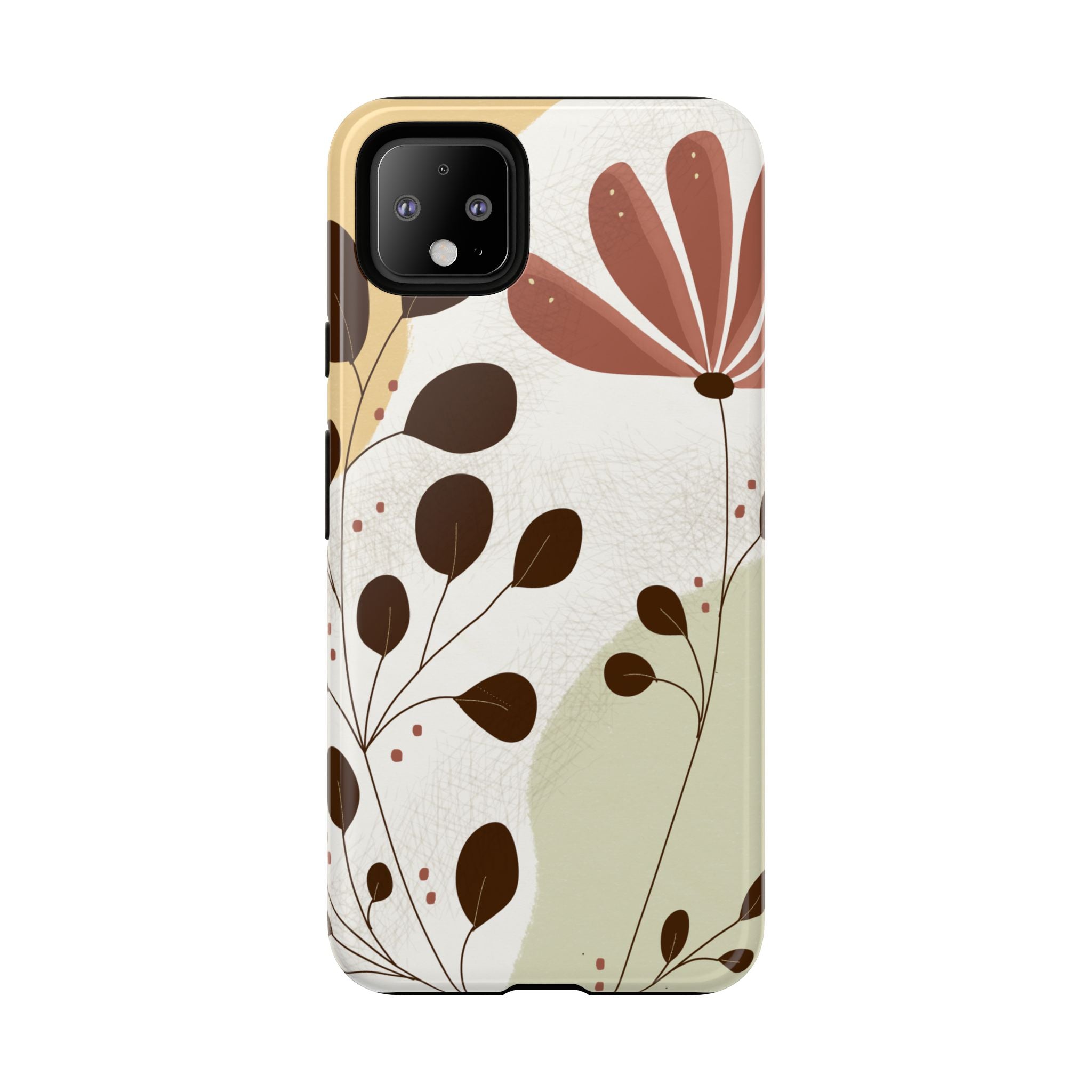 Floral Phone Case - Stylish Tough Cases for Women, Trendy Phone Cover, Gift for Her, Birthday Present, Everyday Use
