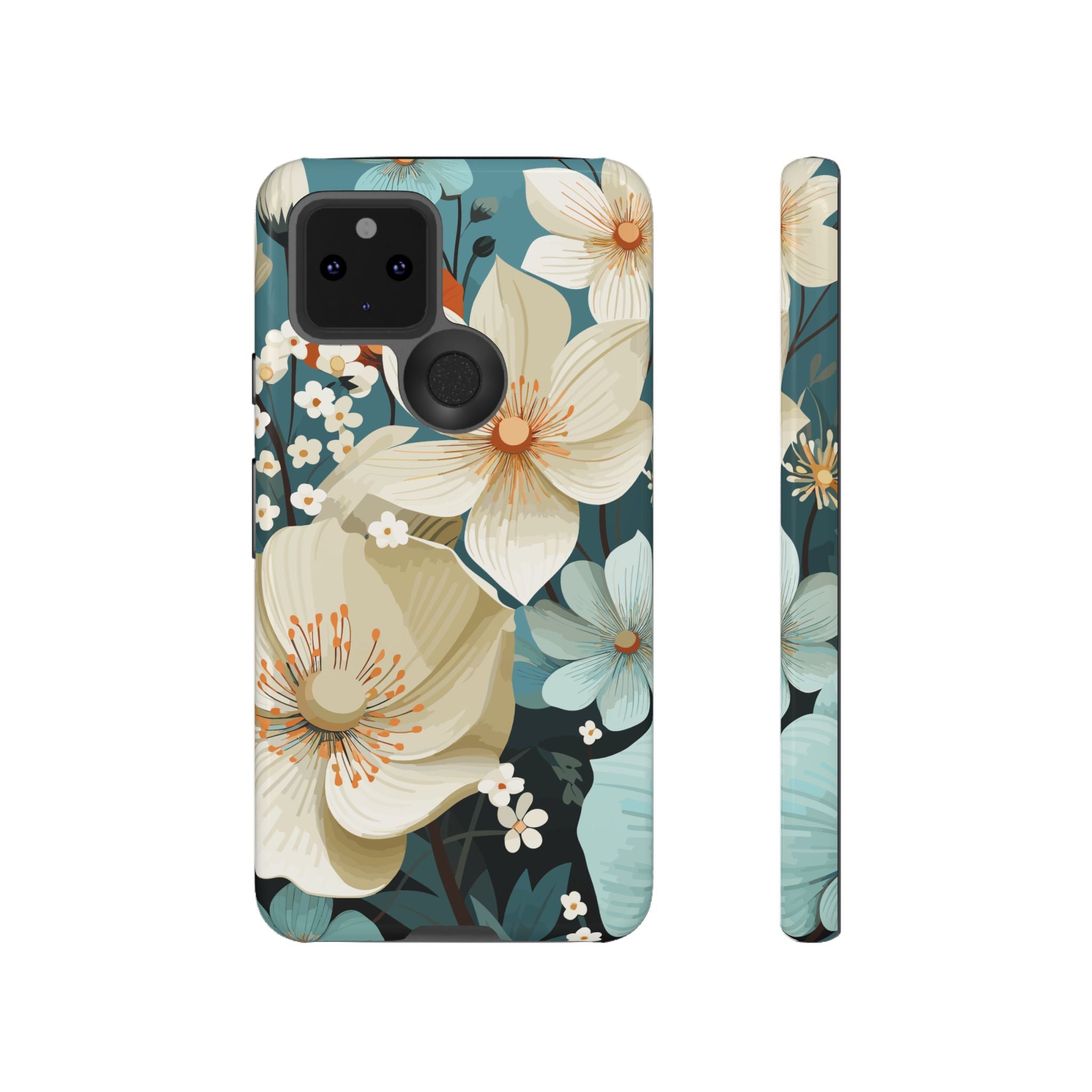 Floral Phone Case, Stylish Tough Cases with Botanical Design, Flower Print Phone Cover, Gifts for Nature Lovers, Eco-Friendly Mobile Cover