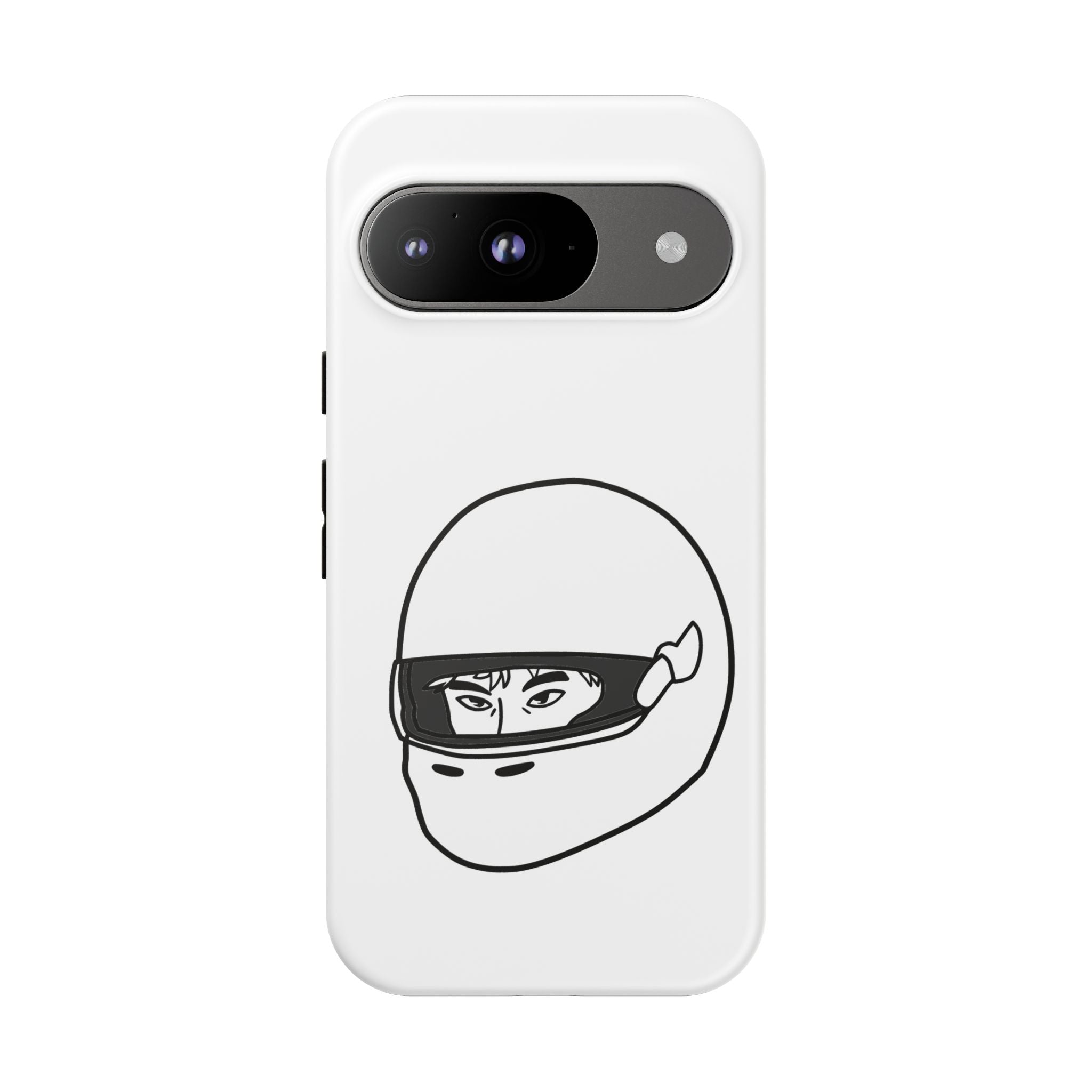 Stylish Phone Case with Racing Helmet Design | Tough Cases | Unique Gift, Motorcycle Enthusiast, Race Lover, Custom Accessory, Everyday Use