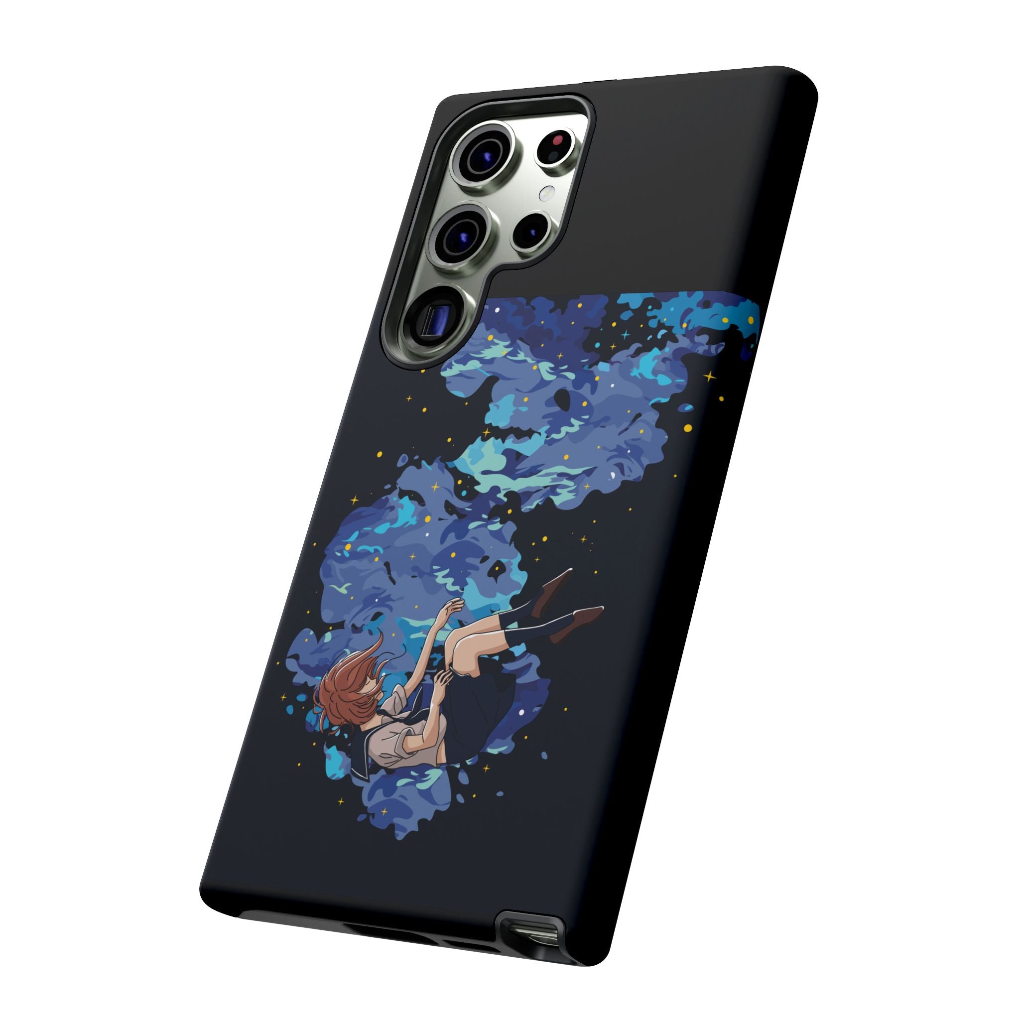 Tough Cases Phone Case - Artistic Galaxy Design, Cute Sleeve for Teens, Gift for Students, Unique Mobile Accessory, Trendy Tech Protection