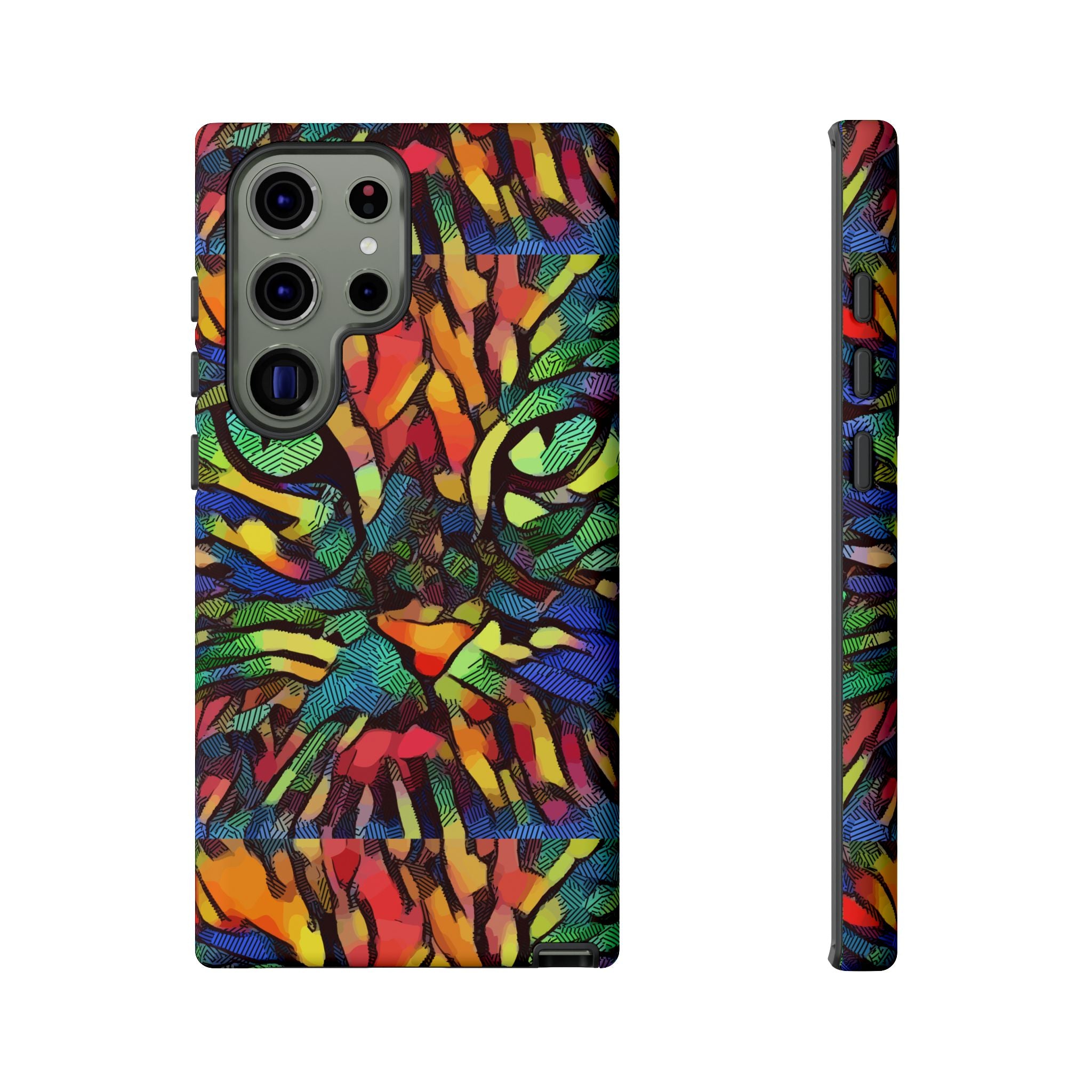Colorful Phone Cases for Vibrant Style - Tough Cases, Unique Gifts, Animal Print, Artistic Design, Phone Accessories, Eco-Friendly