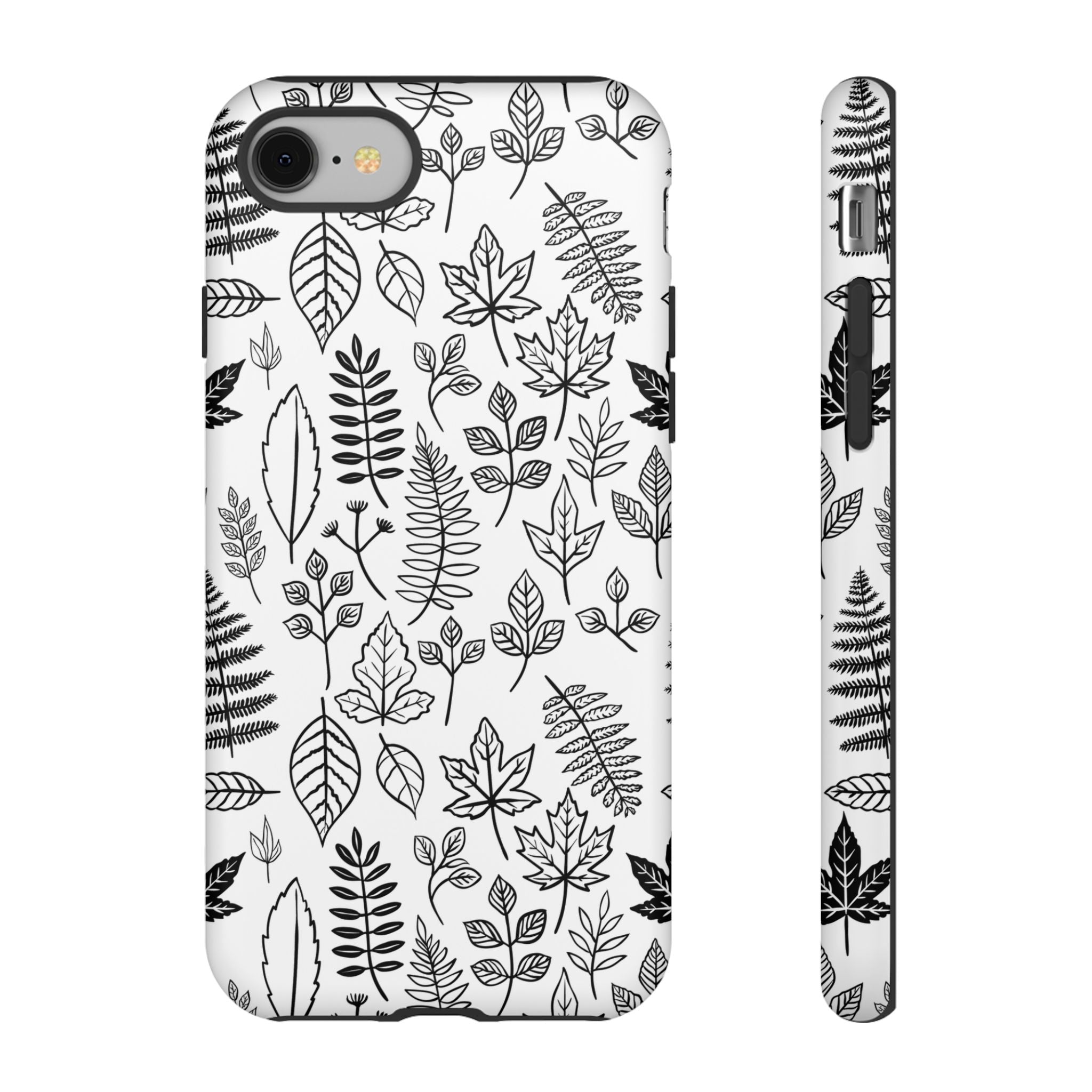 Stylish Phone Case for Nature Lovers, Botanical Design, Gift for Her, Fall Accessories, Customizable Tech Gear
