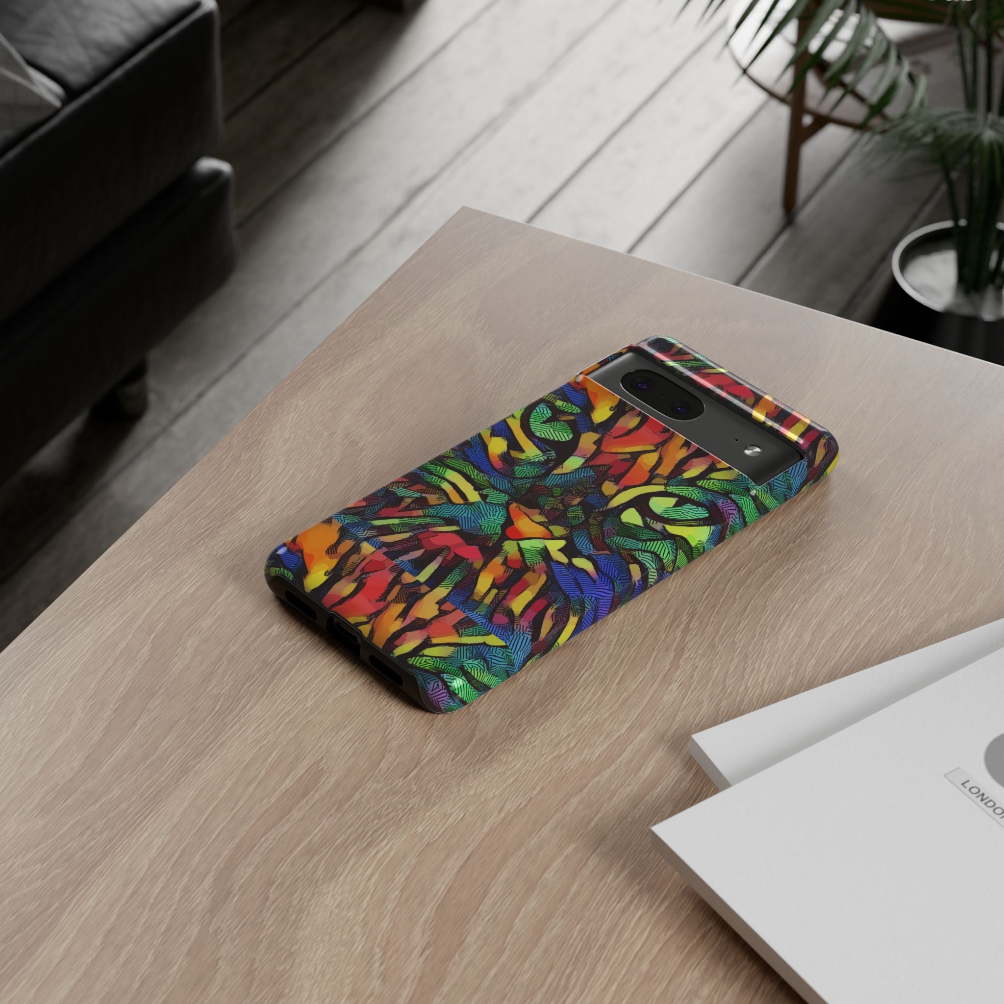 Colorful Phone Cases for Vibrant Style - Tough Cases, Unique Gifts, Animal Print, Artistic Design, Phone Accessories, Eco-Friendly