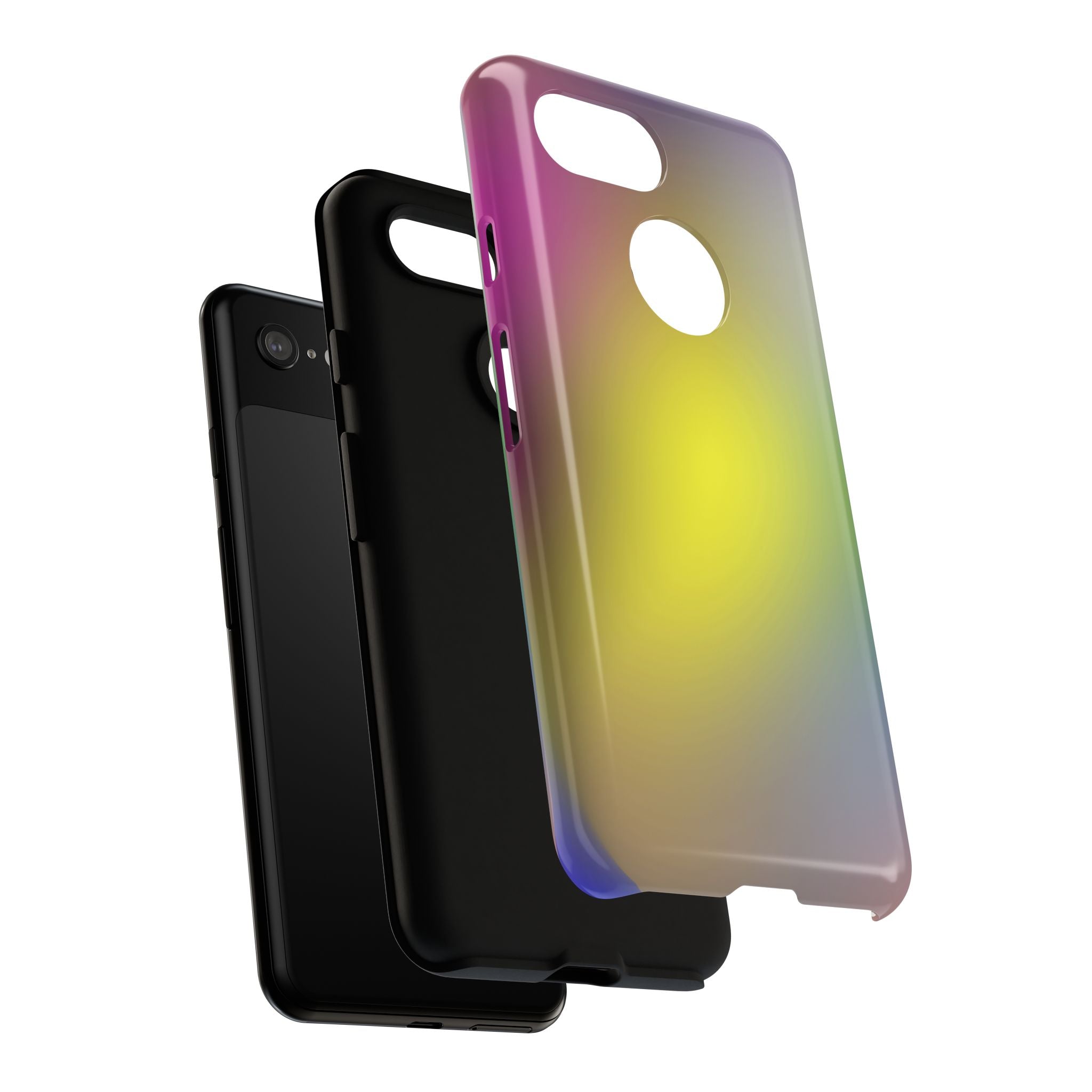 Colorful Tough Phone Case, Stylish Slim Cover, Durable Mobile Protection, Trendy Gift for Tech Lovers, Vibrant Phone Accessory