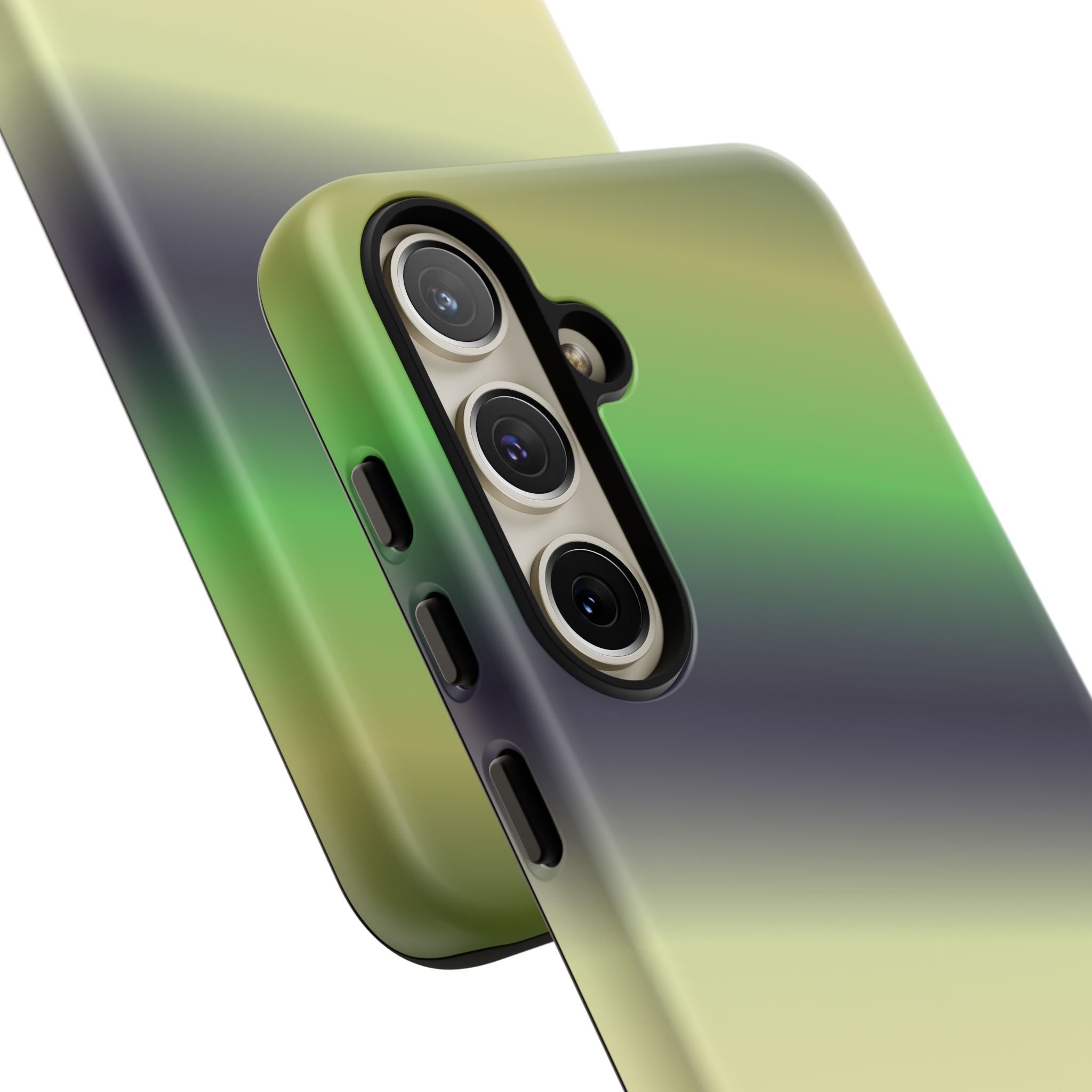 Gradient Phone Case - Tough Cases, Unique Cell Phone Cover, Stylish Tech Accessories, Green and Black Gradient, Perfect Gift