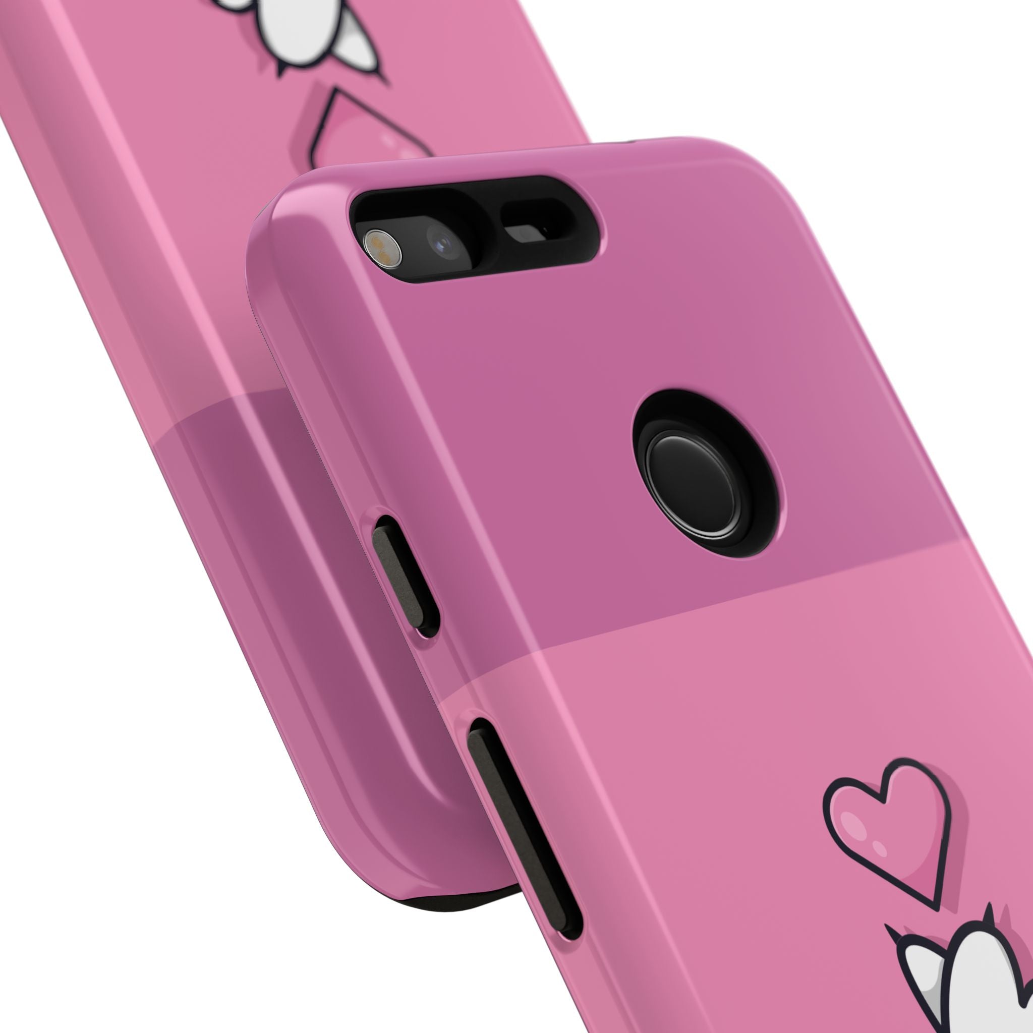 Cute Cat Paw Phone Case, Playful Pet Lover Gift, Animal Print Phone Cover, Heart Design Case, Fun Feminine Case, Kawaii Style
